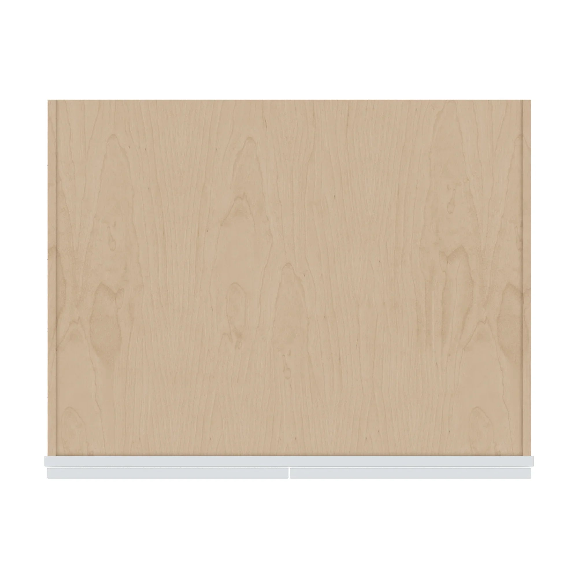 J&K White Shaker S8 Refrigerator Wall Cabinet 36" W x 12" H x 27" D