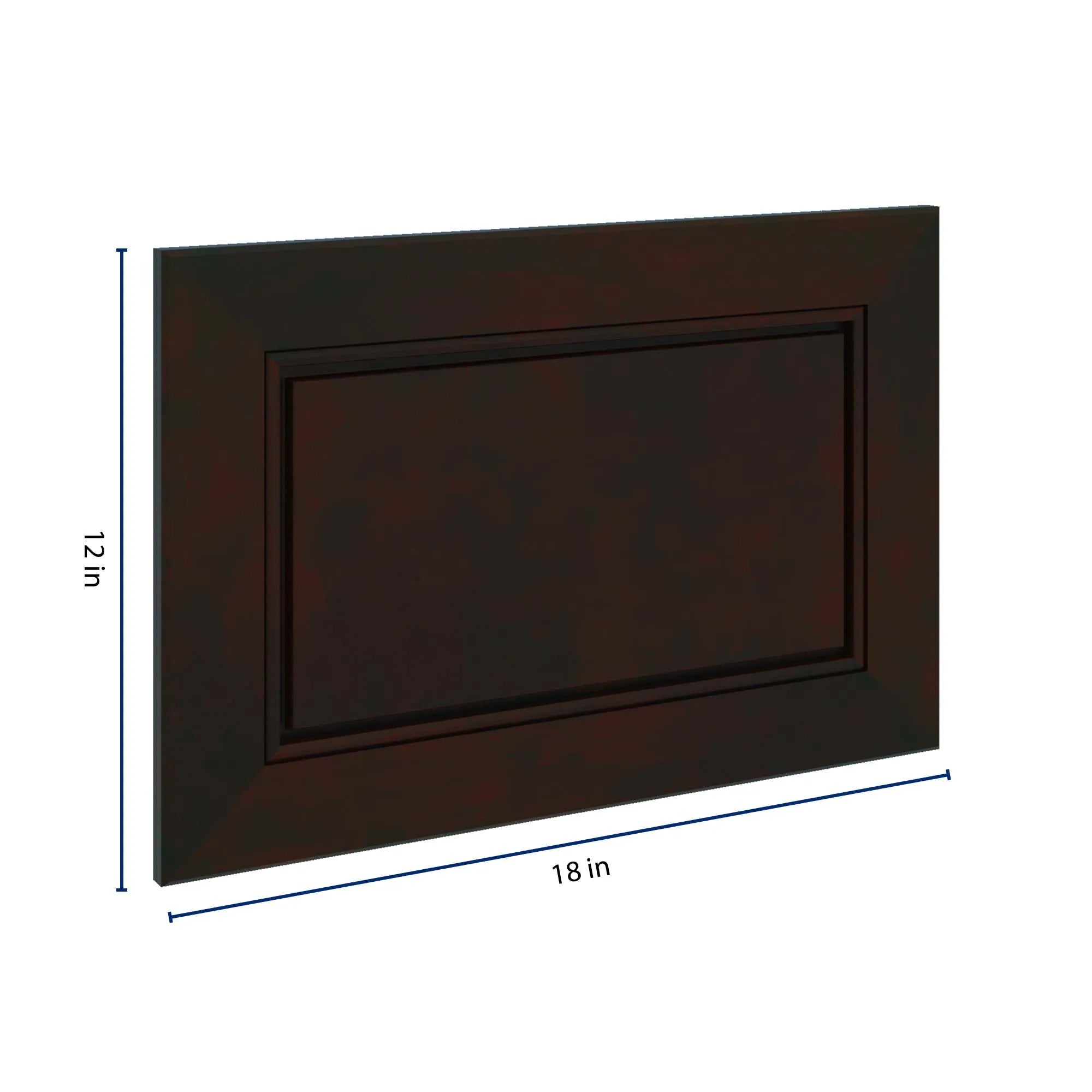 J&K Espresso K8 Dummy Door Panel 18" W x 12" H