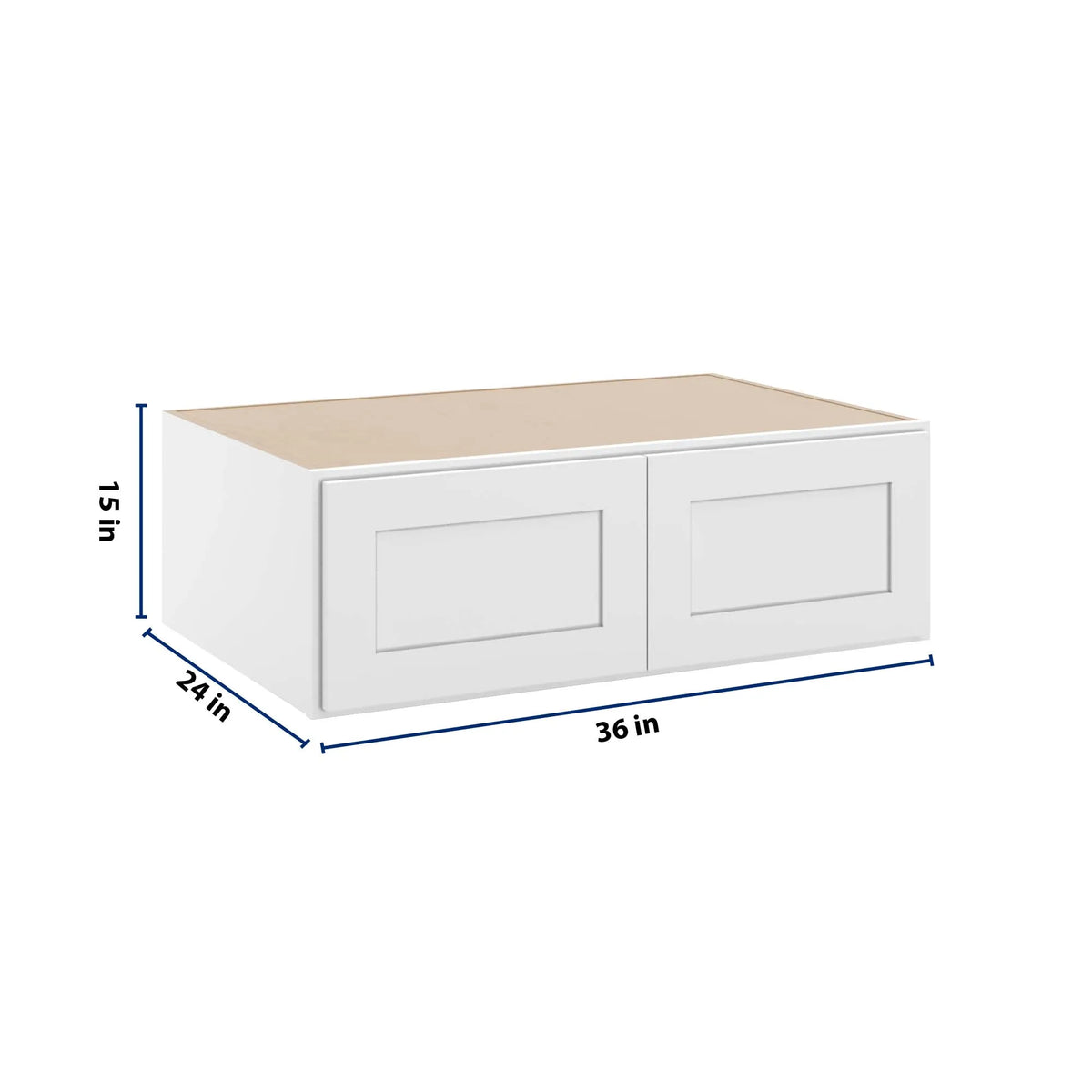 cnc luxor white 36 w x 12 h x 24 d double door wall cabinet