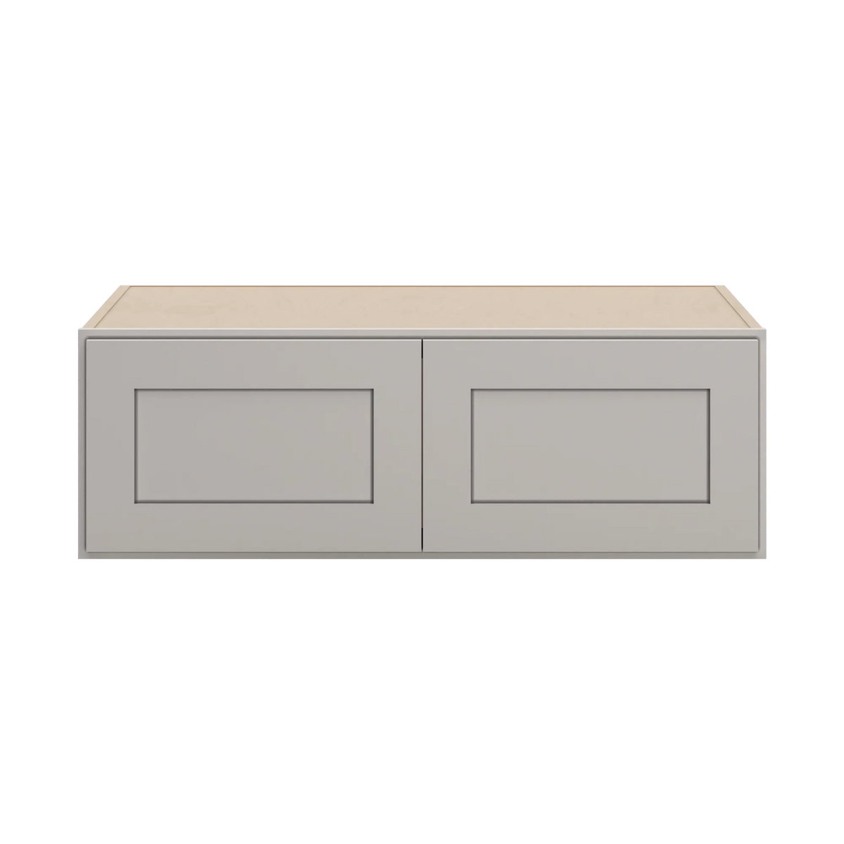 cnc luxor 5 piece misty grey 36 w x 12 h x 24 d double door wall cabinet