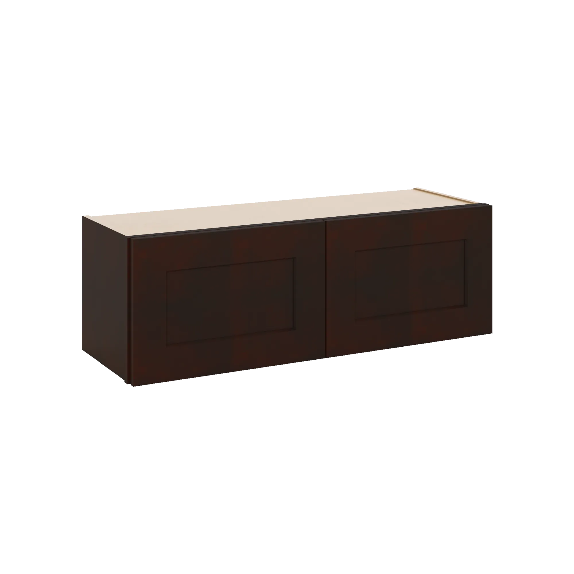 J&K Java Coffee S1 Double Door Wall Cabinet - 36" W x 12" H