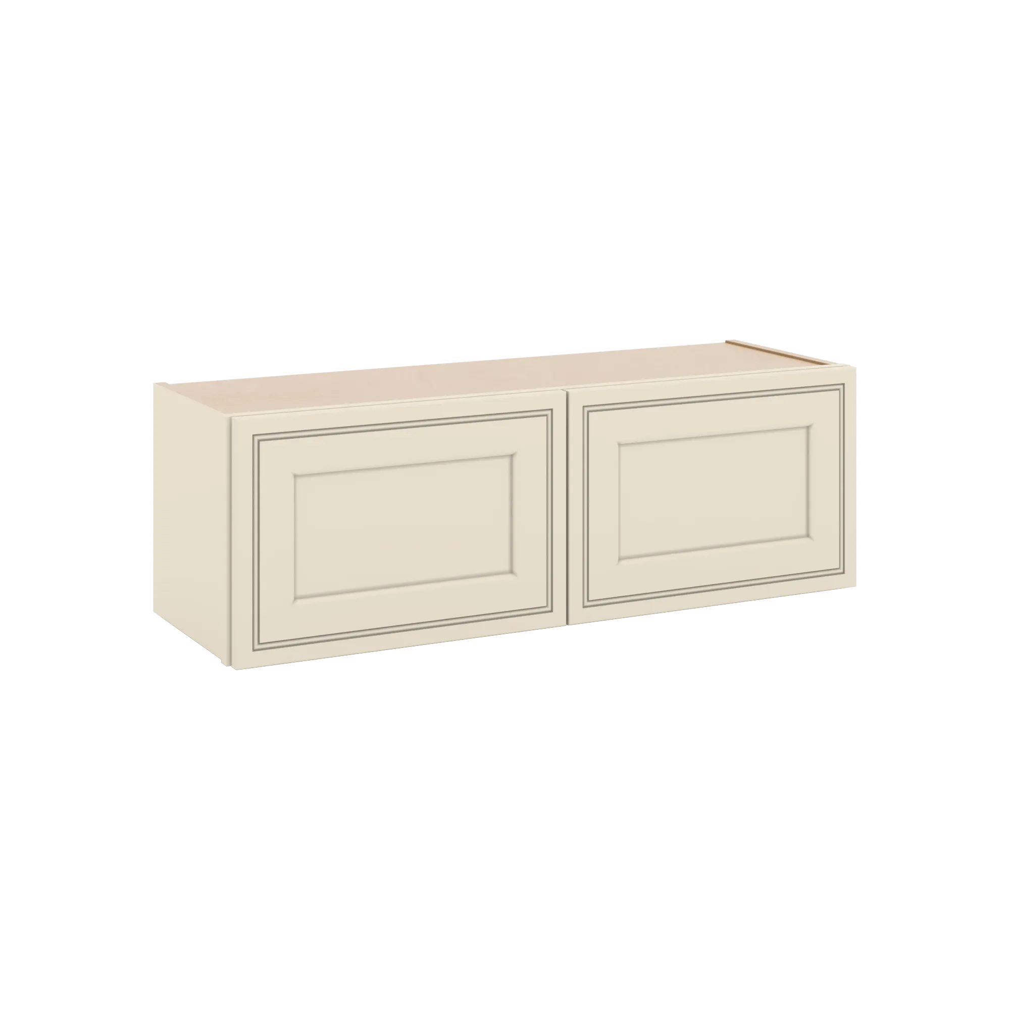 J&K Pearl Glazed H9 Double Door Wall Cabinet - 36" W x 12" H