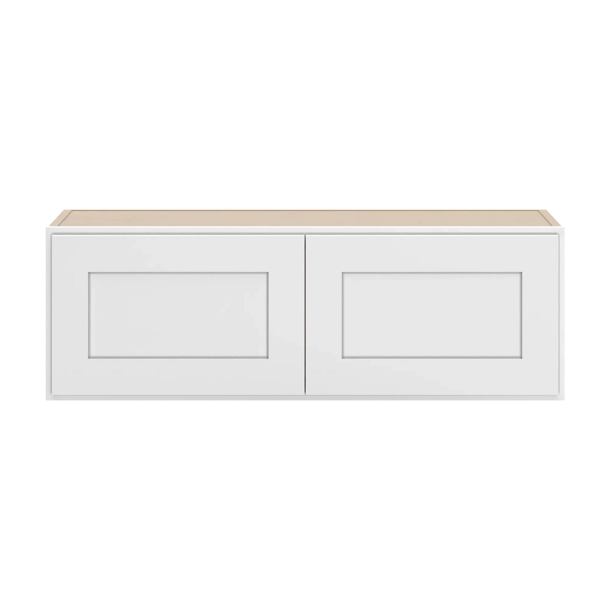 cnc luxor white 36 w x 12 h double door wall cabinet