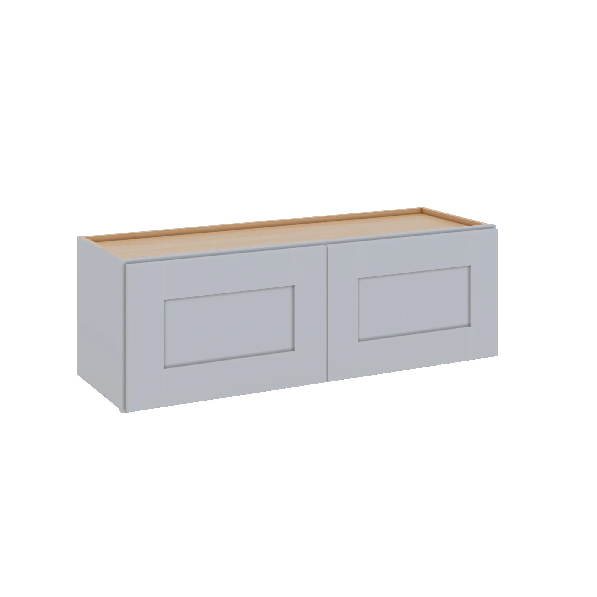 Modernform Cabinet Grey Shaker 36" W X 12" H X 12" D Double Door Wall Cabinet