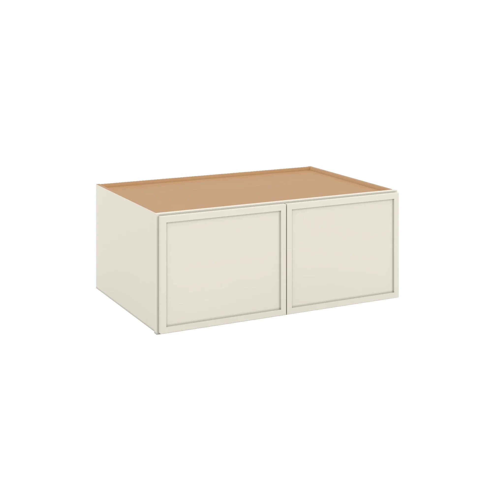 Modernform Cabinet Slim Dove White 36" W X 15" H X 24" D Double Door Wall Cabinet