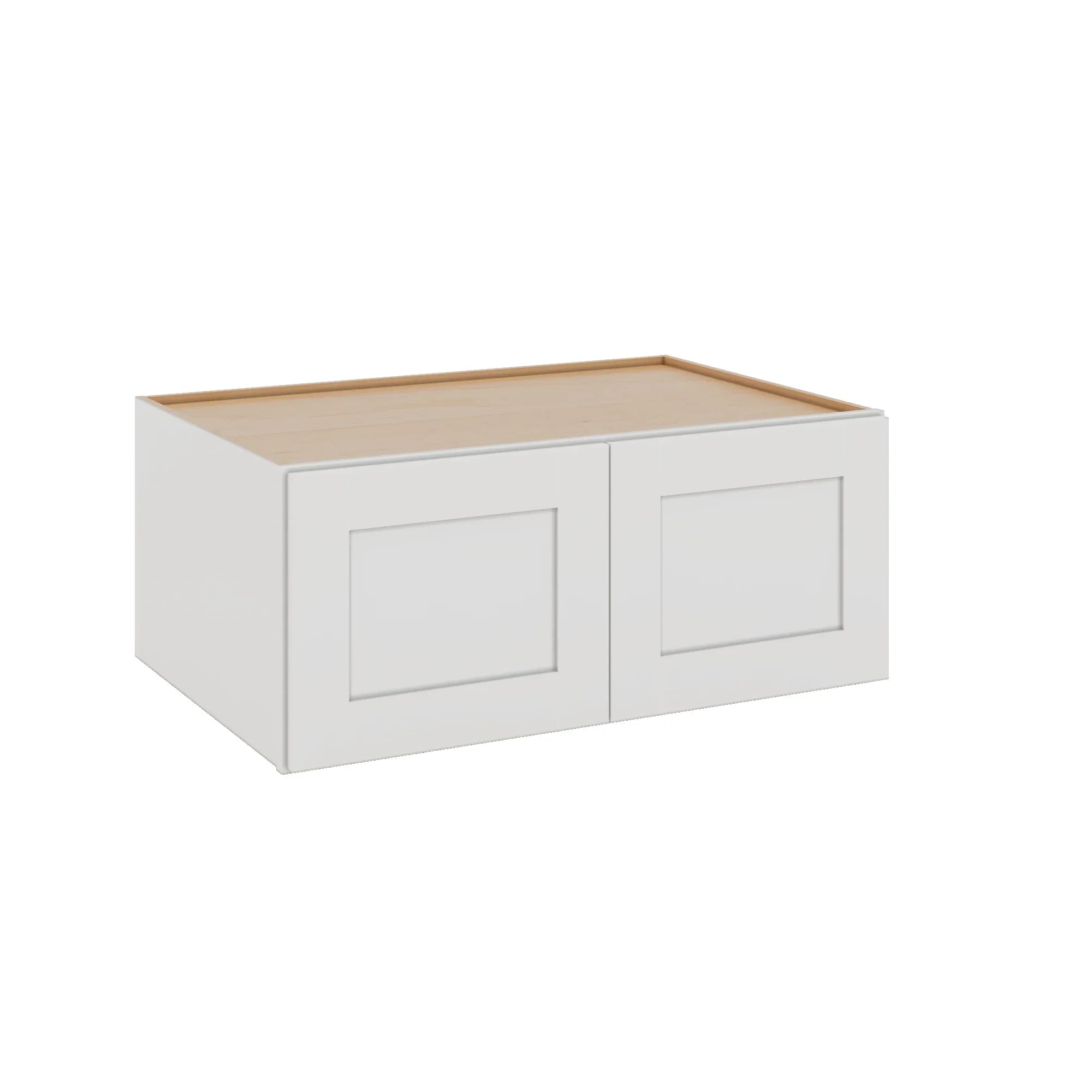 Modernform Cabinet White Shaker 36" W X 15" H X 24" D Double Door Wall Cabinet