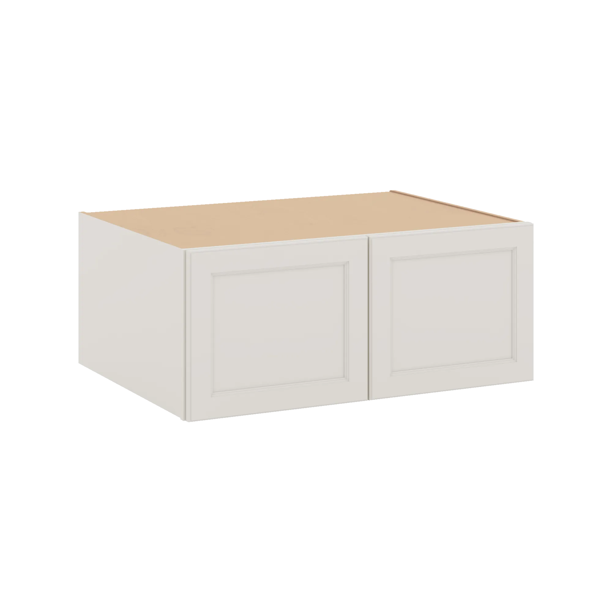 J&K Dove E1 Refrigerator Wall Cabinet - 36" W x 15" H x 27" D