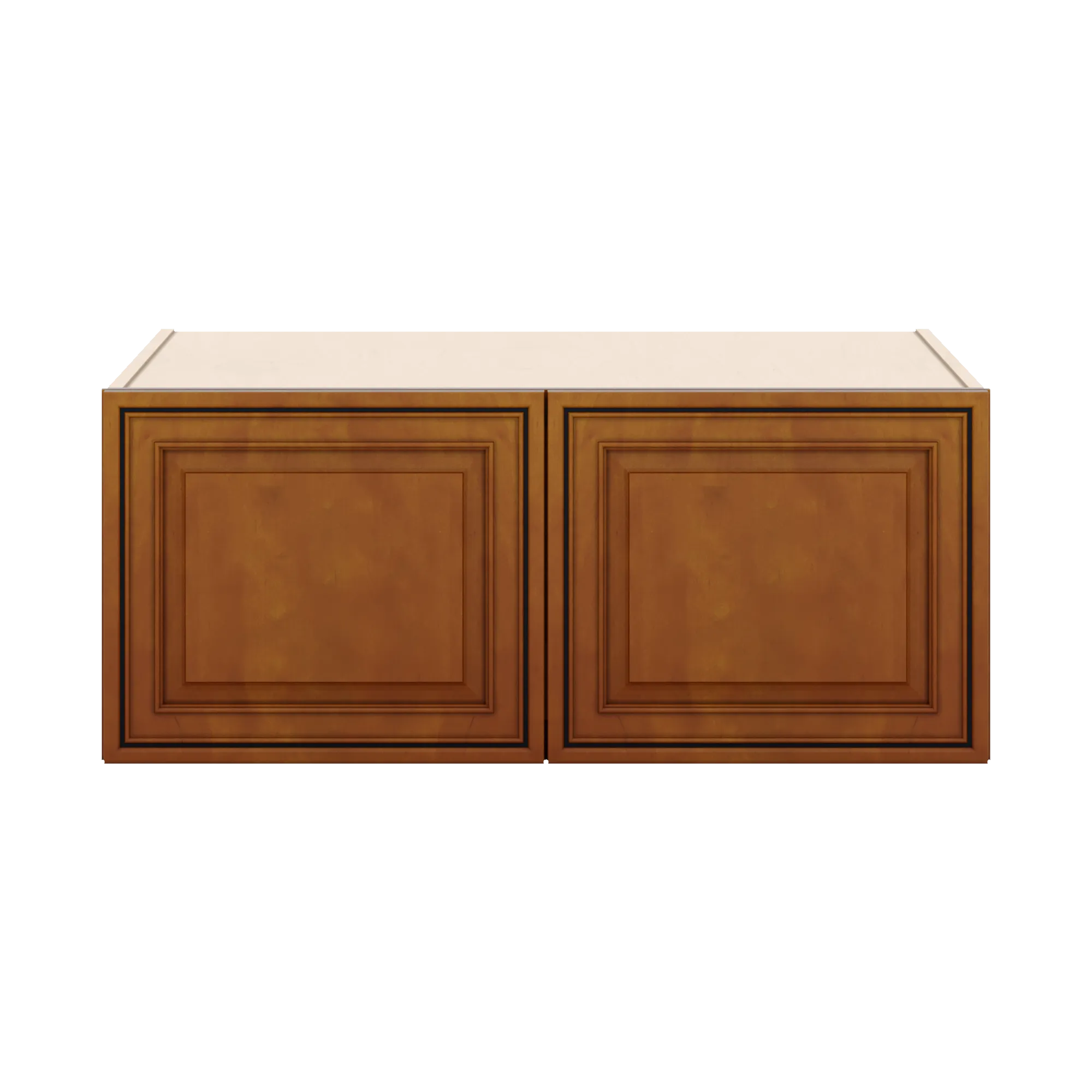 j k mocha glazed k10 refrigerator wall cabinet 36 w x 15 h x 27 d