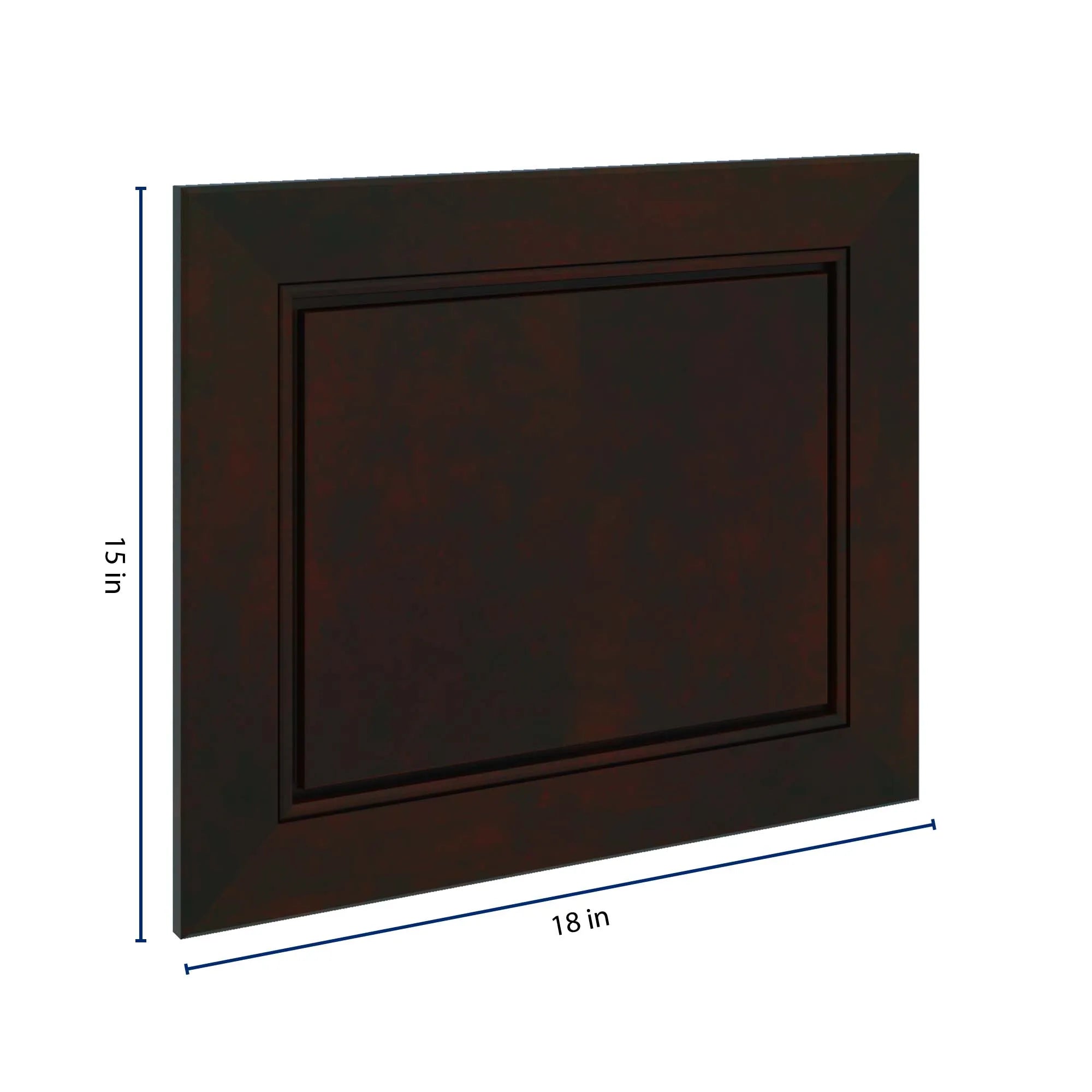 J&K Espresso K8 Dummy Door Panel 18" W x 15" H