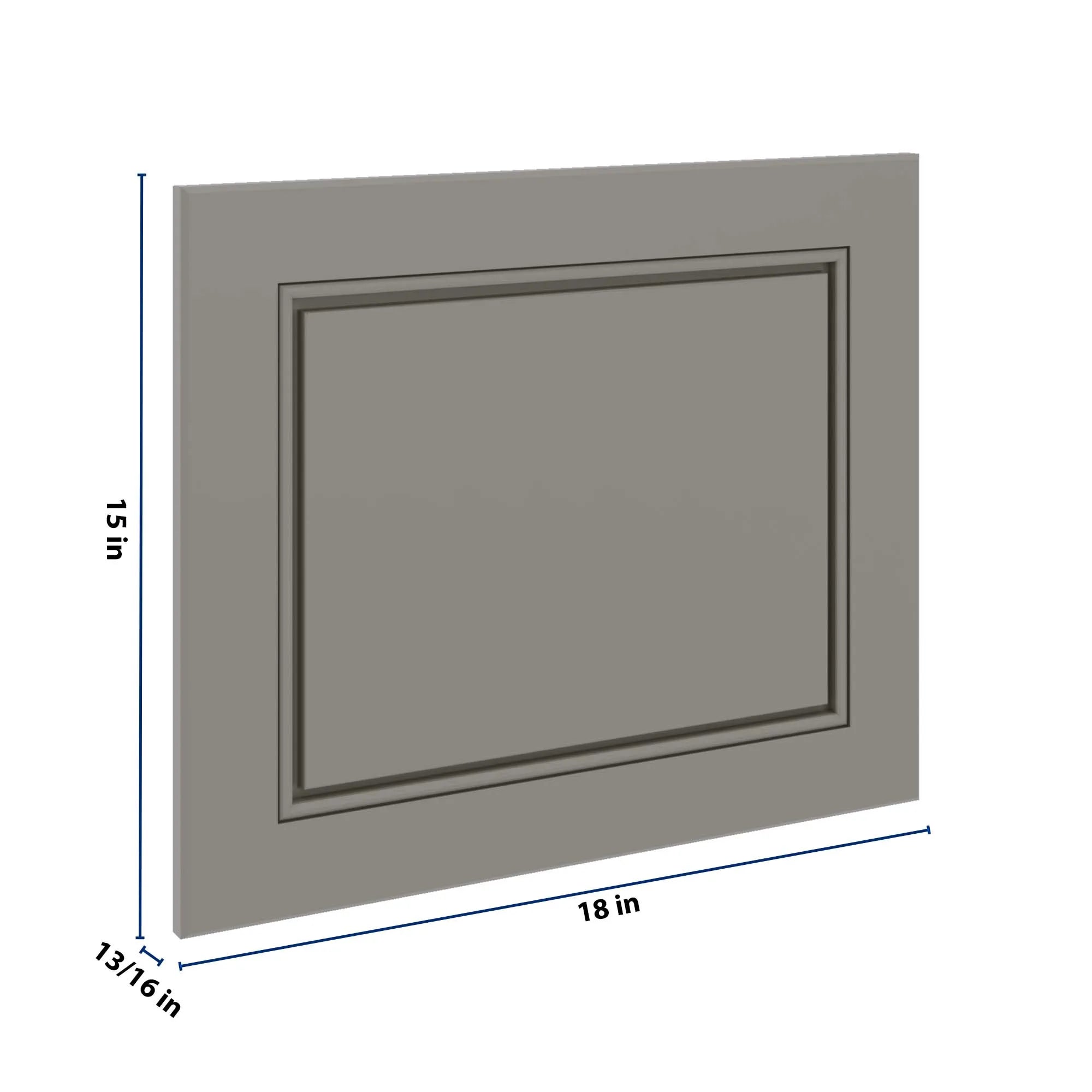 J&K Greige K3 Dummy Door Panel 18" W x 15" H