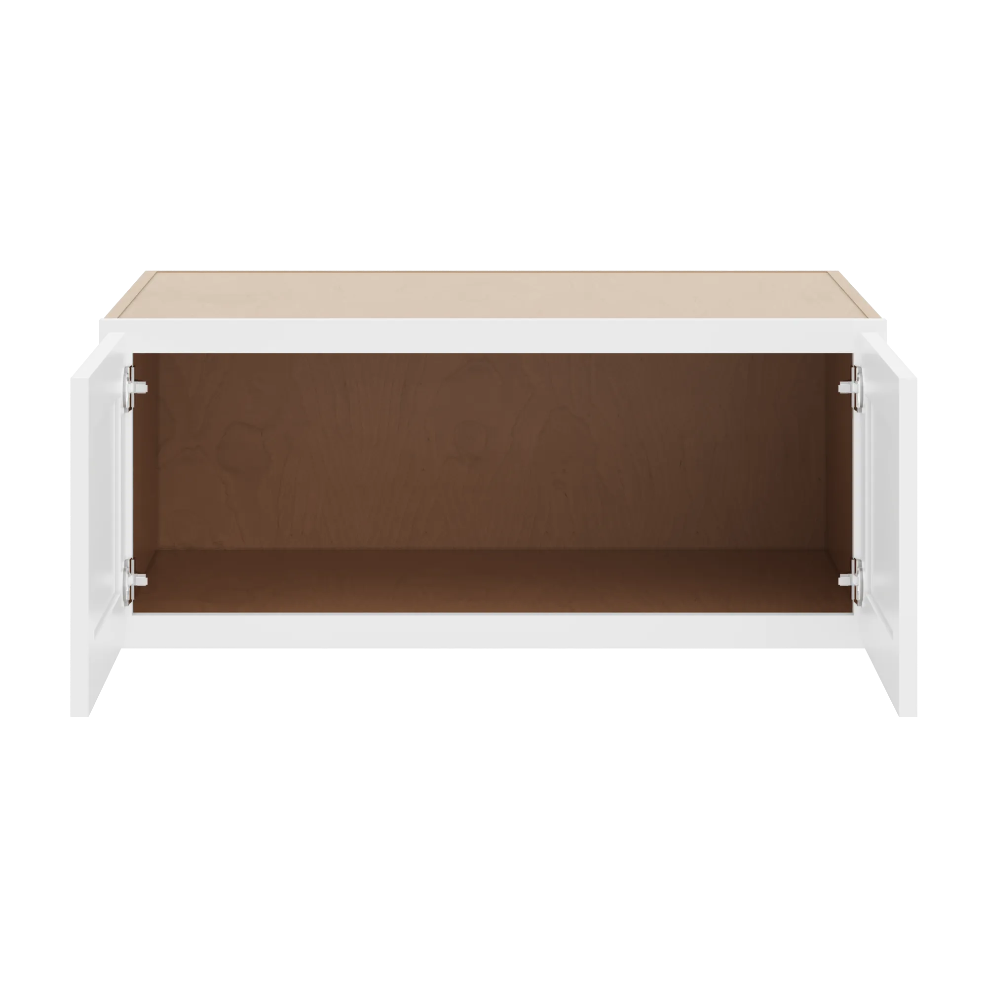 W3615X24 Open Front White