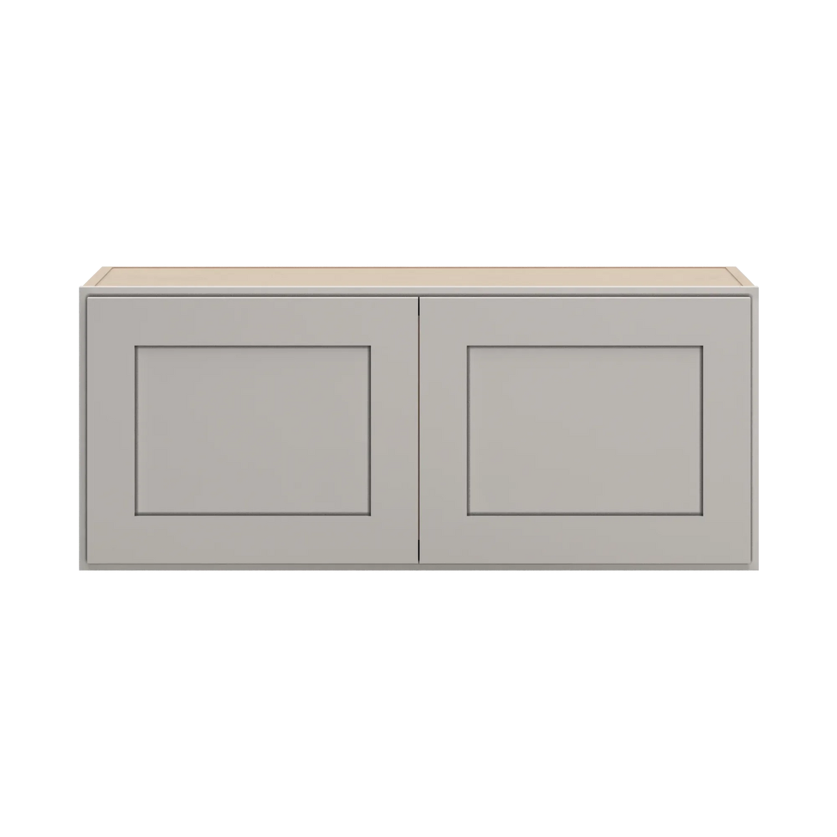 cnc luxor 5 piece misty grey 36 w x 15 h double door wall cabinet