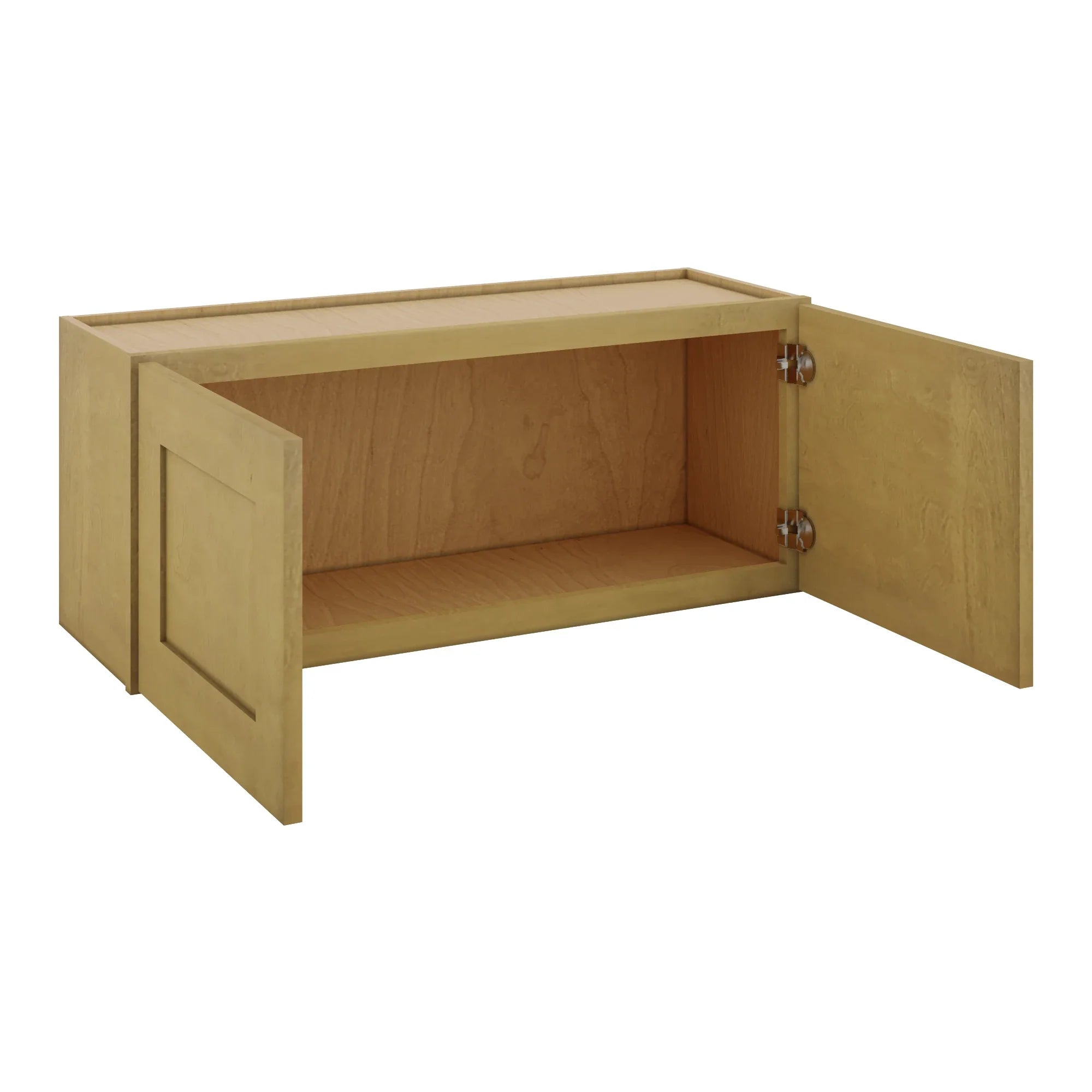 Modernform Cabinet Natural Shaker 36" W X 15" H X 12" D Double Door Wall Cabinet