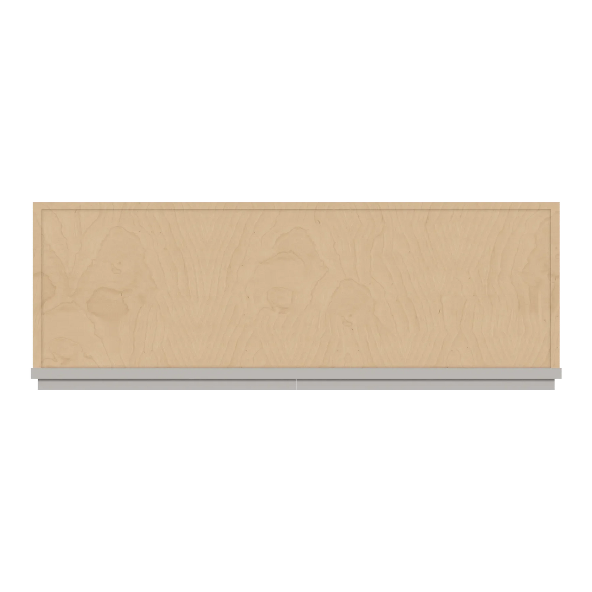 cnc luxor 5 piece misty grey 36 w x 15 h double door wall cabinet
