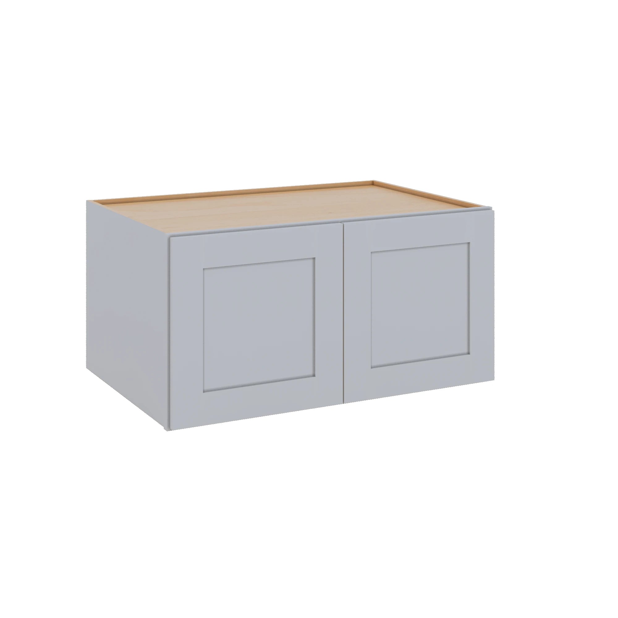 Modernform Cabinet Grey Shaker 36" W X 18" H X 24" D Double Door Wall Cabinet