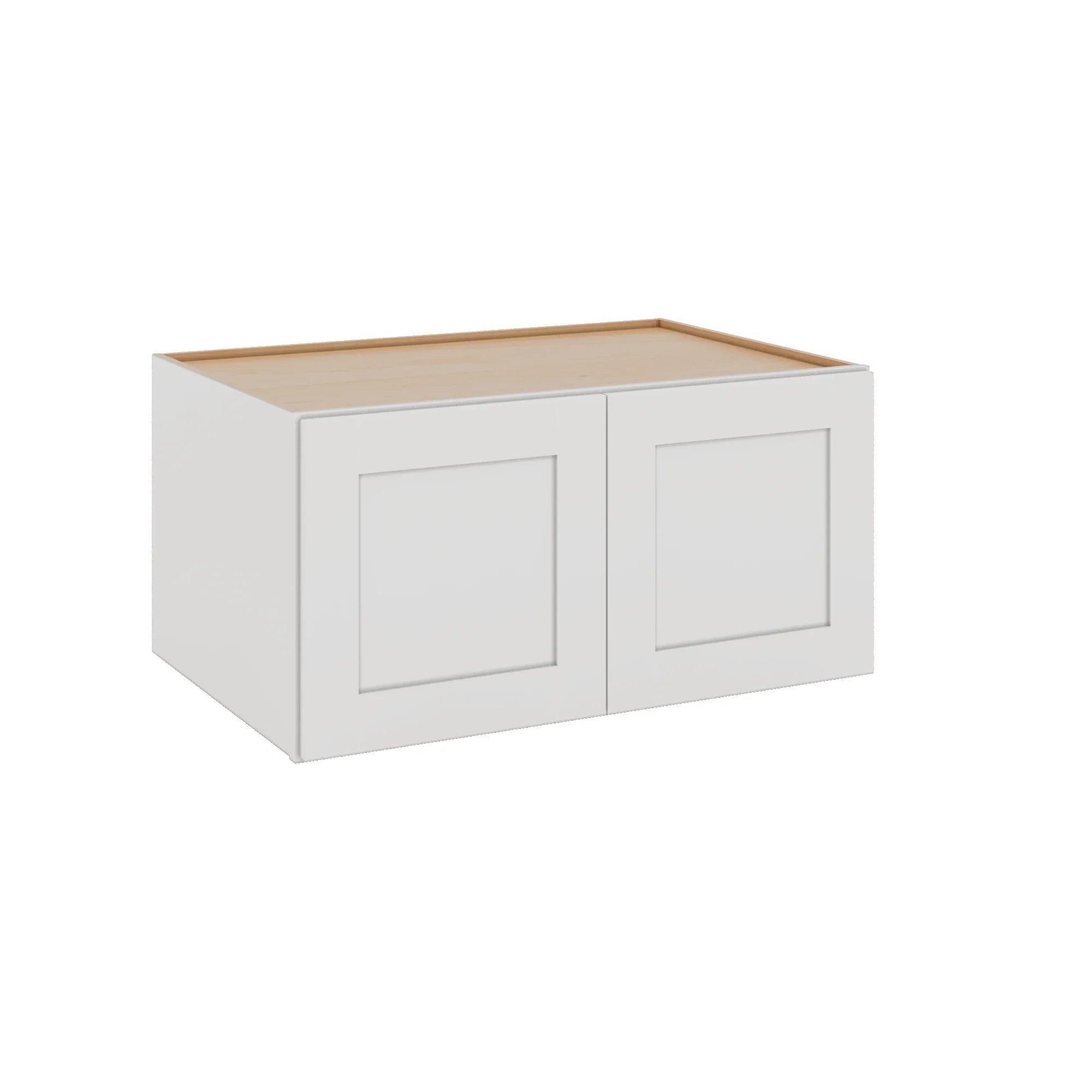 Modernform Cabinet White Shaker 36" W X 18" H X 24" D Double Door Wall Cabinet