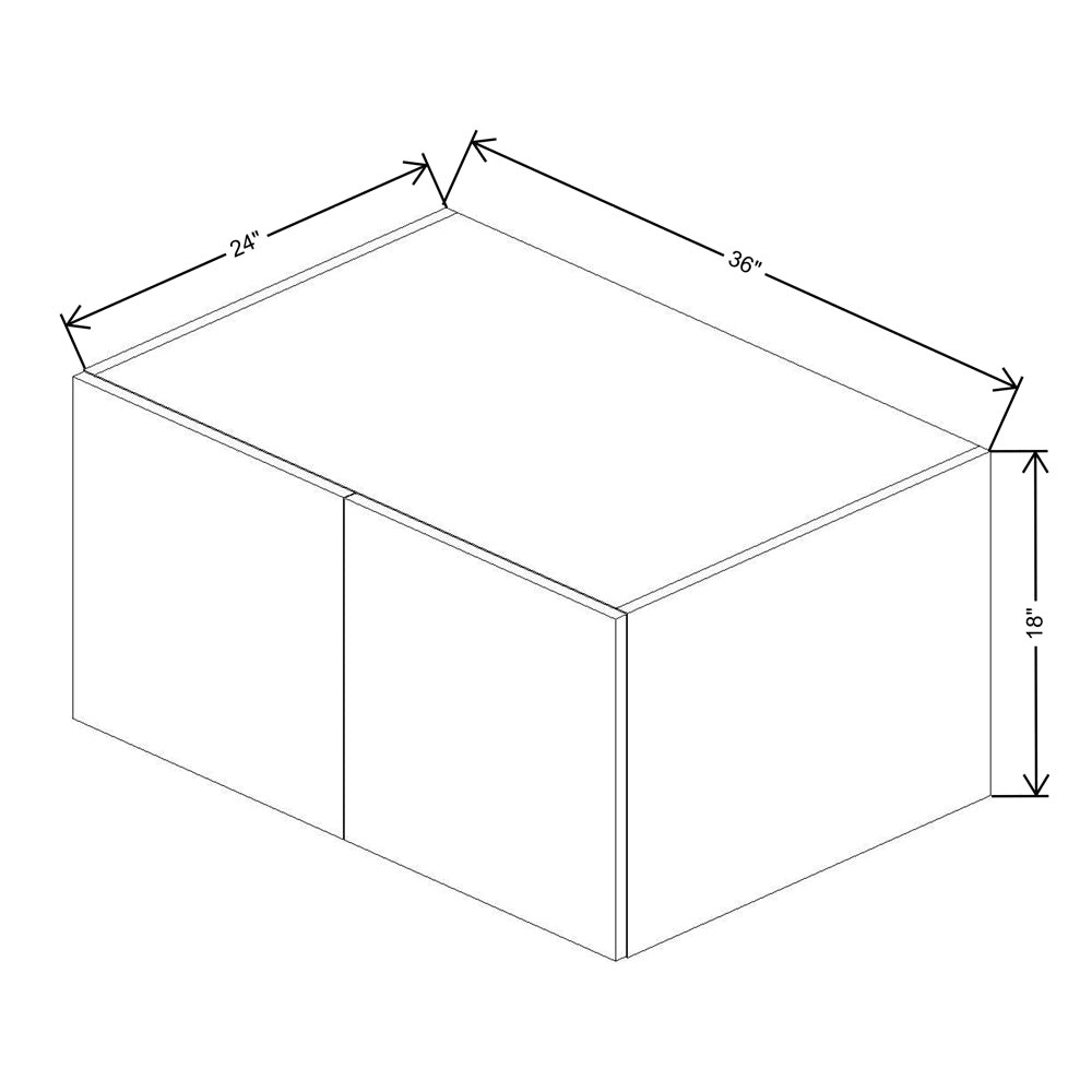 Fabuwood Illume Tuscany Olmo 3 24" Deep Wall