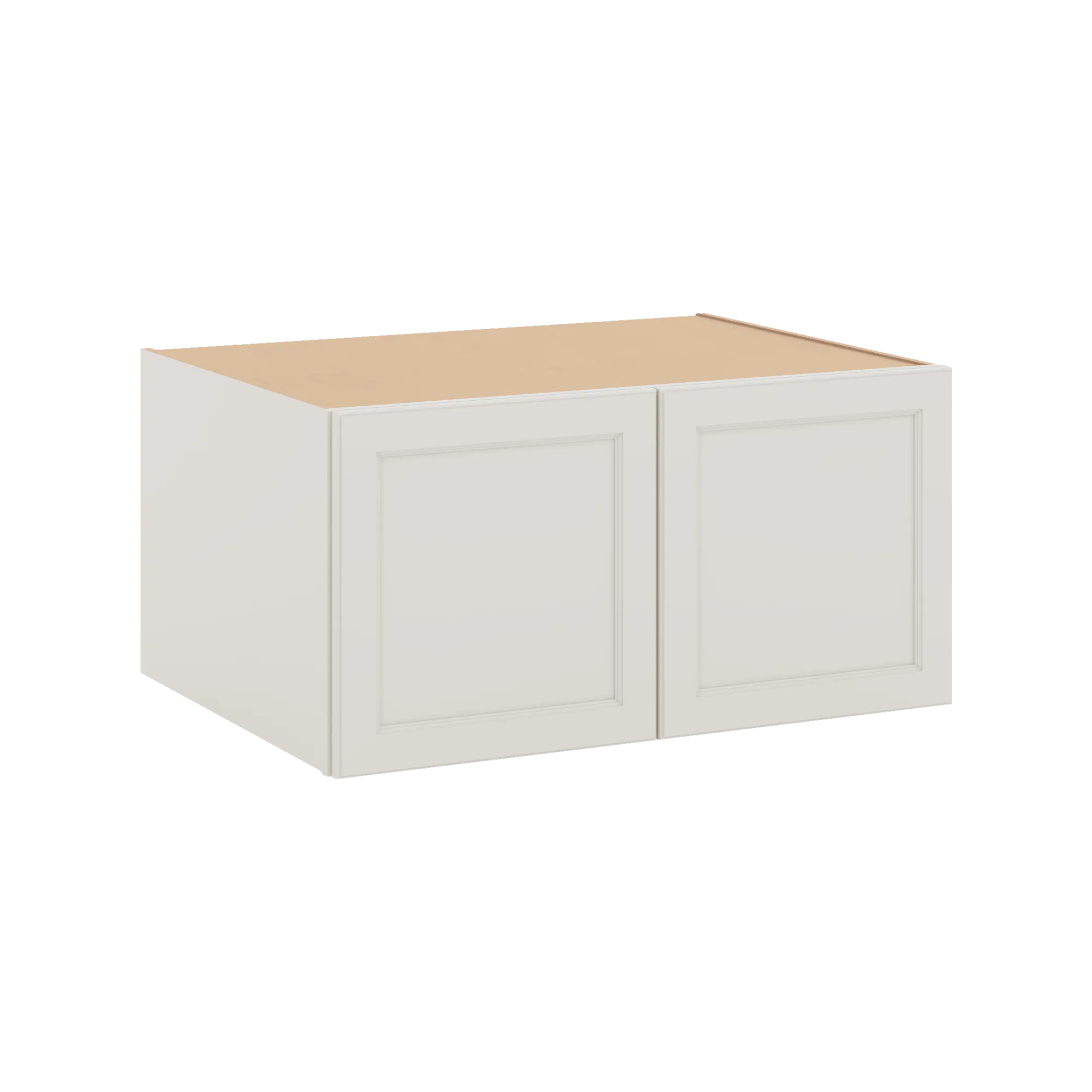 J&K Dove E1 Refrigerator Wall Cabinet - 36" W x 18" H x 27" D