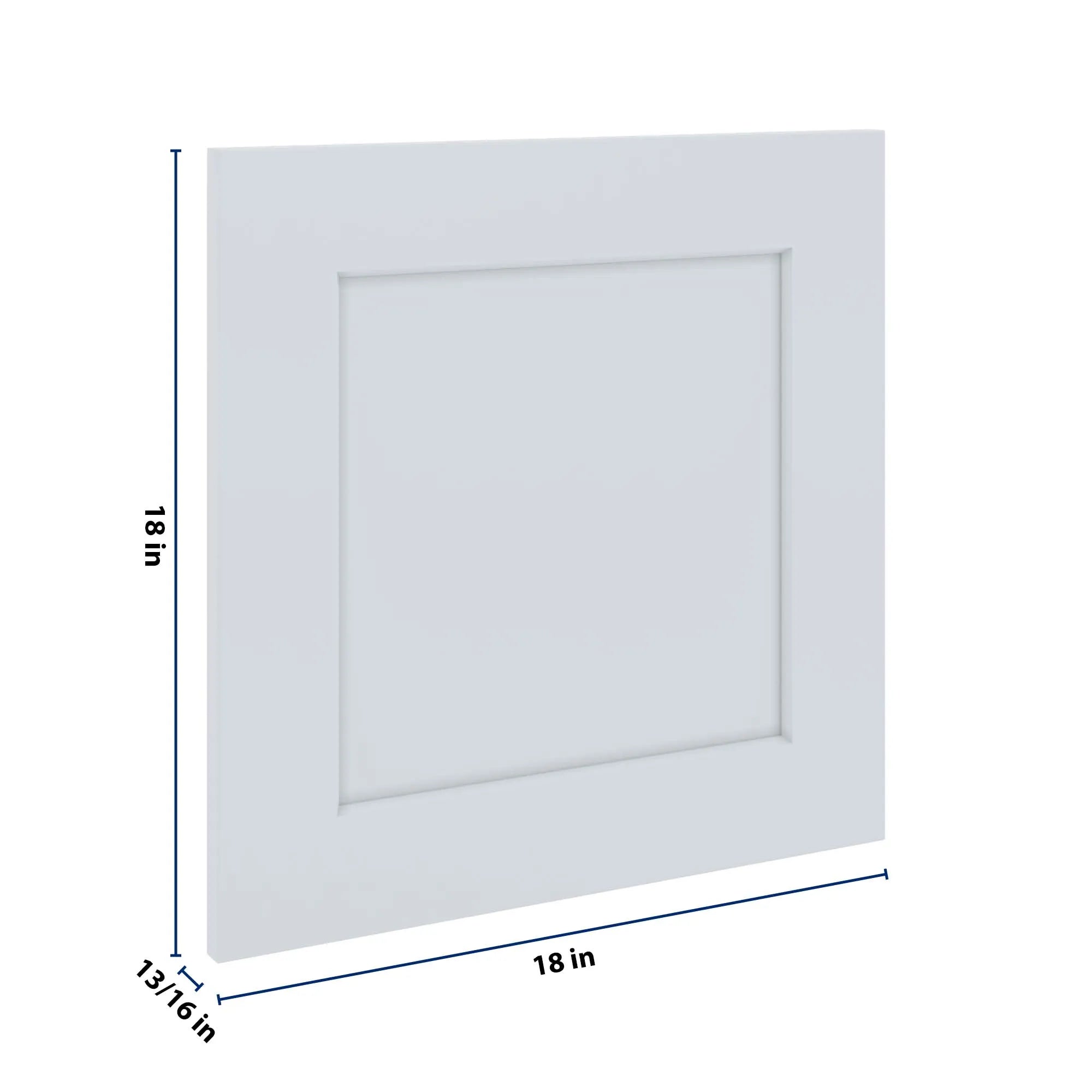 J&K White Shaker S8 Dummy Door Panel 18" W x 18" H