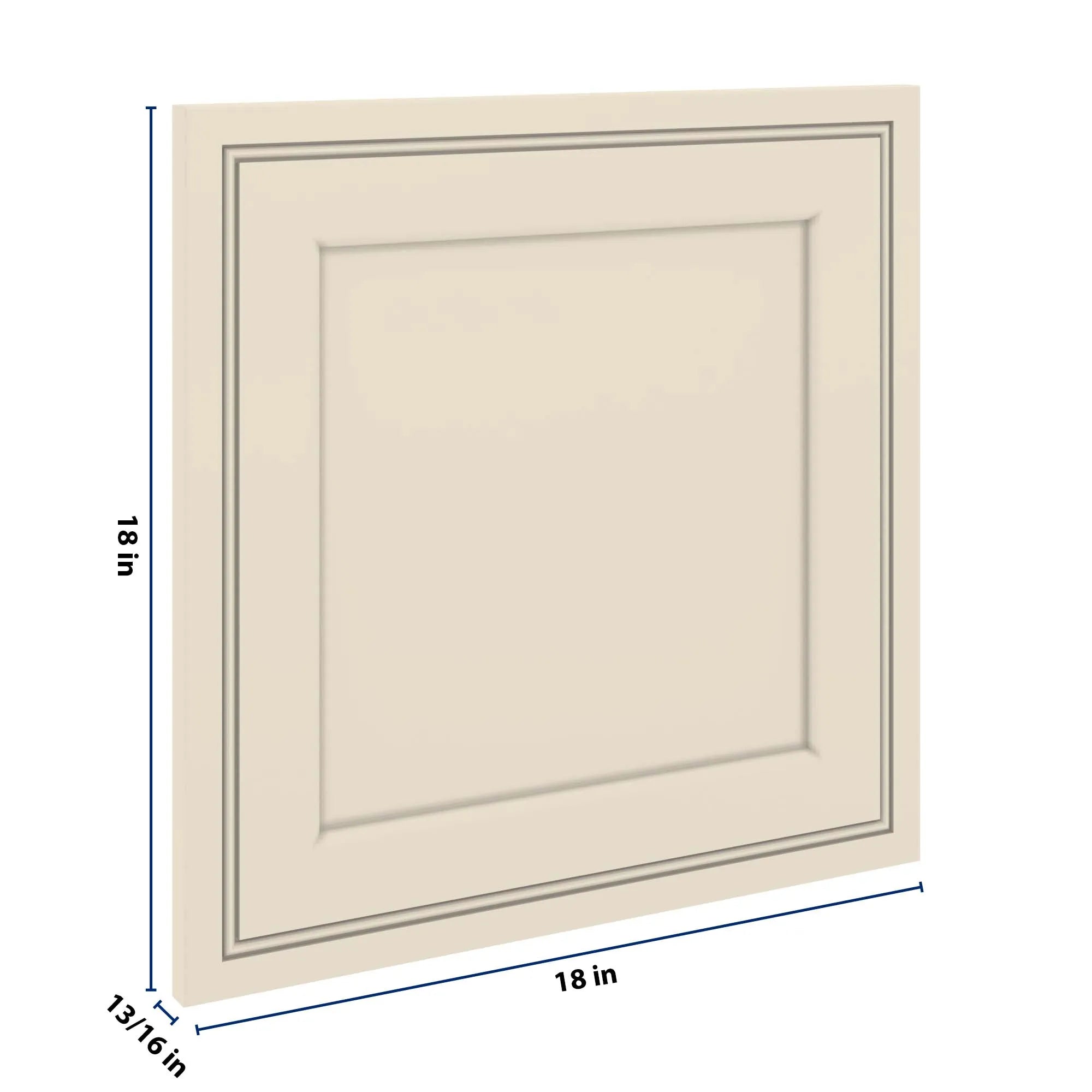 J&K Pearl Glazed H9 Dummy Door Panel 18" W x 18" H