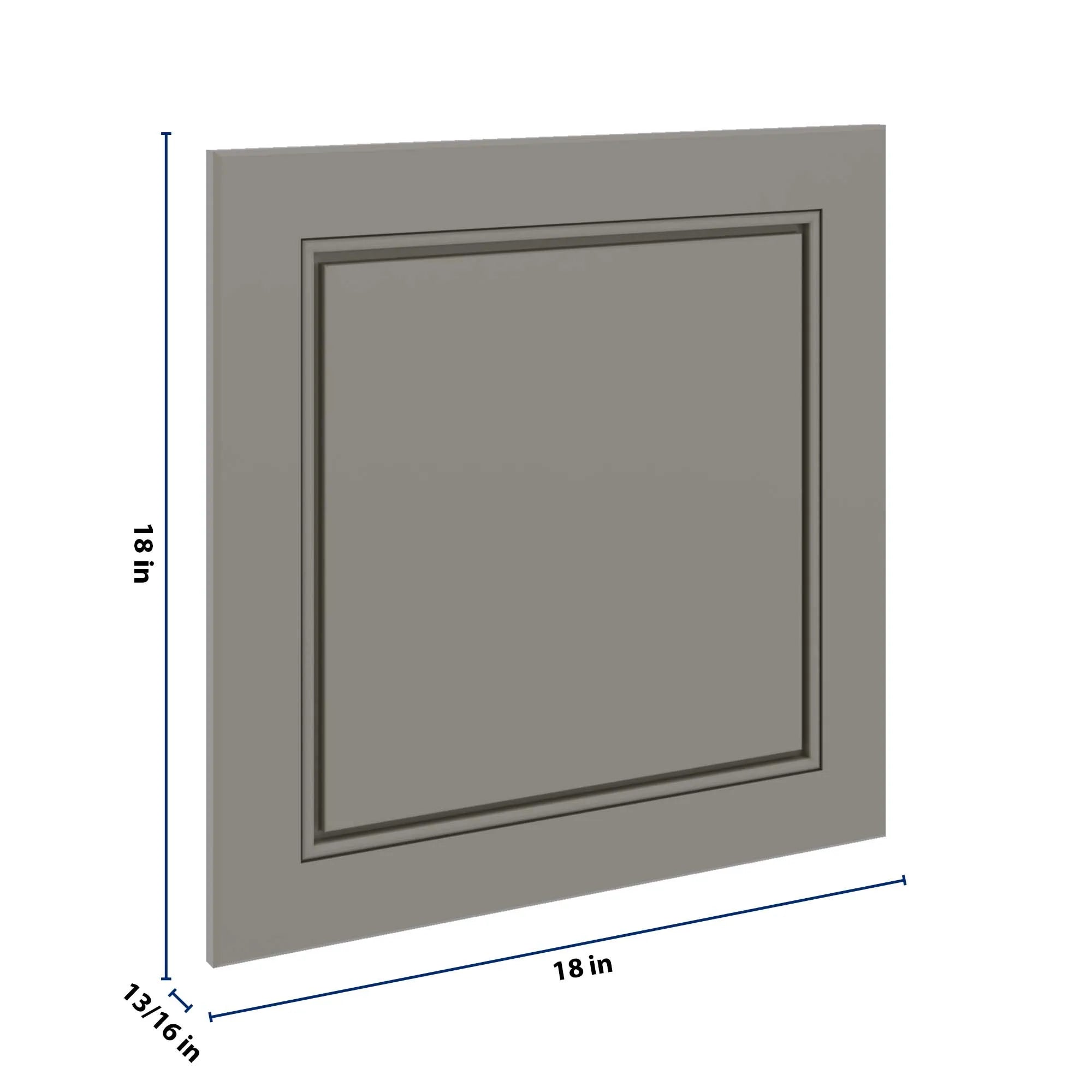 J&K Greige K3 Dummy Door Panel 18" W x 18" H