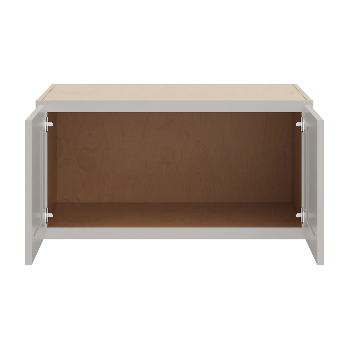 cnc luxor 5 piece misty grey 36 w x 18 h x 24 d double door wall cabinet