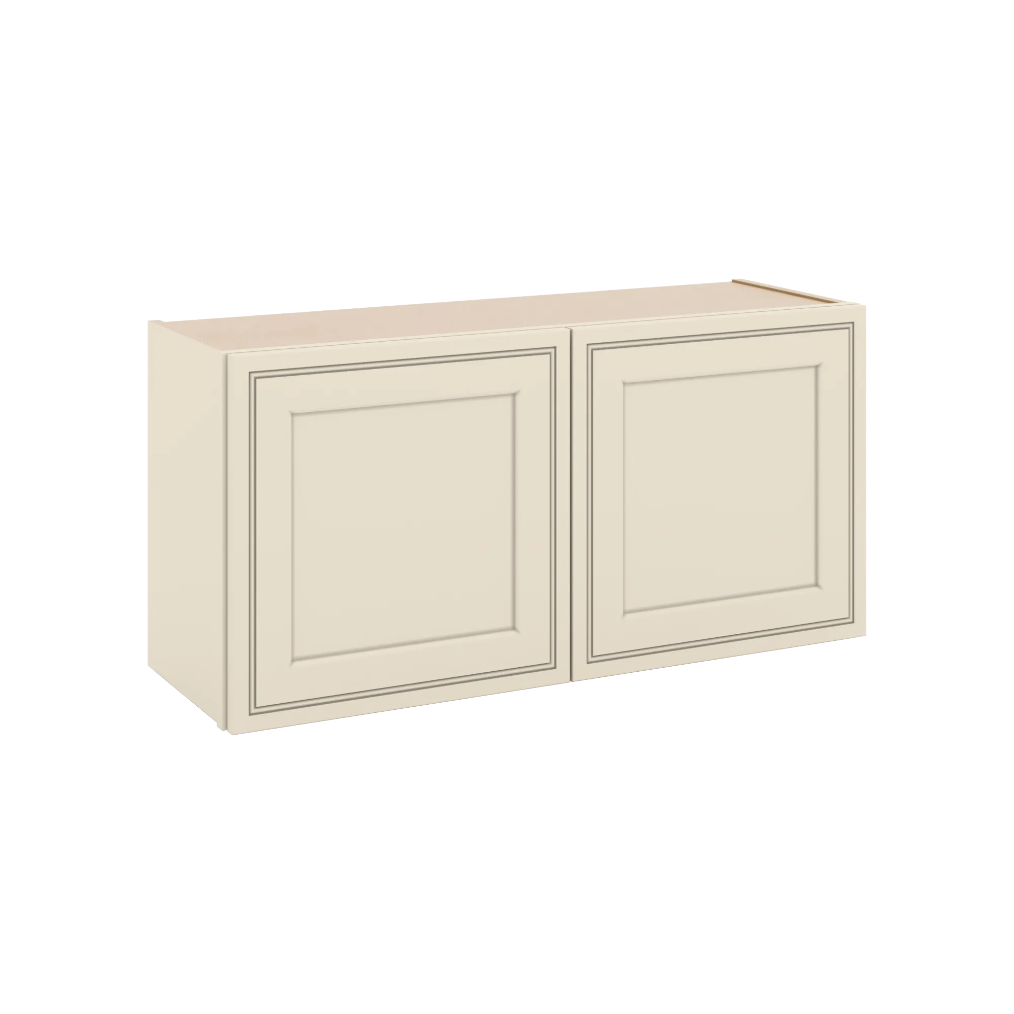 J&K Pearl Glazed H9 Double Door Wall Cabinet - 36" W x 18" H