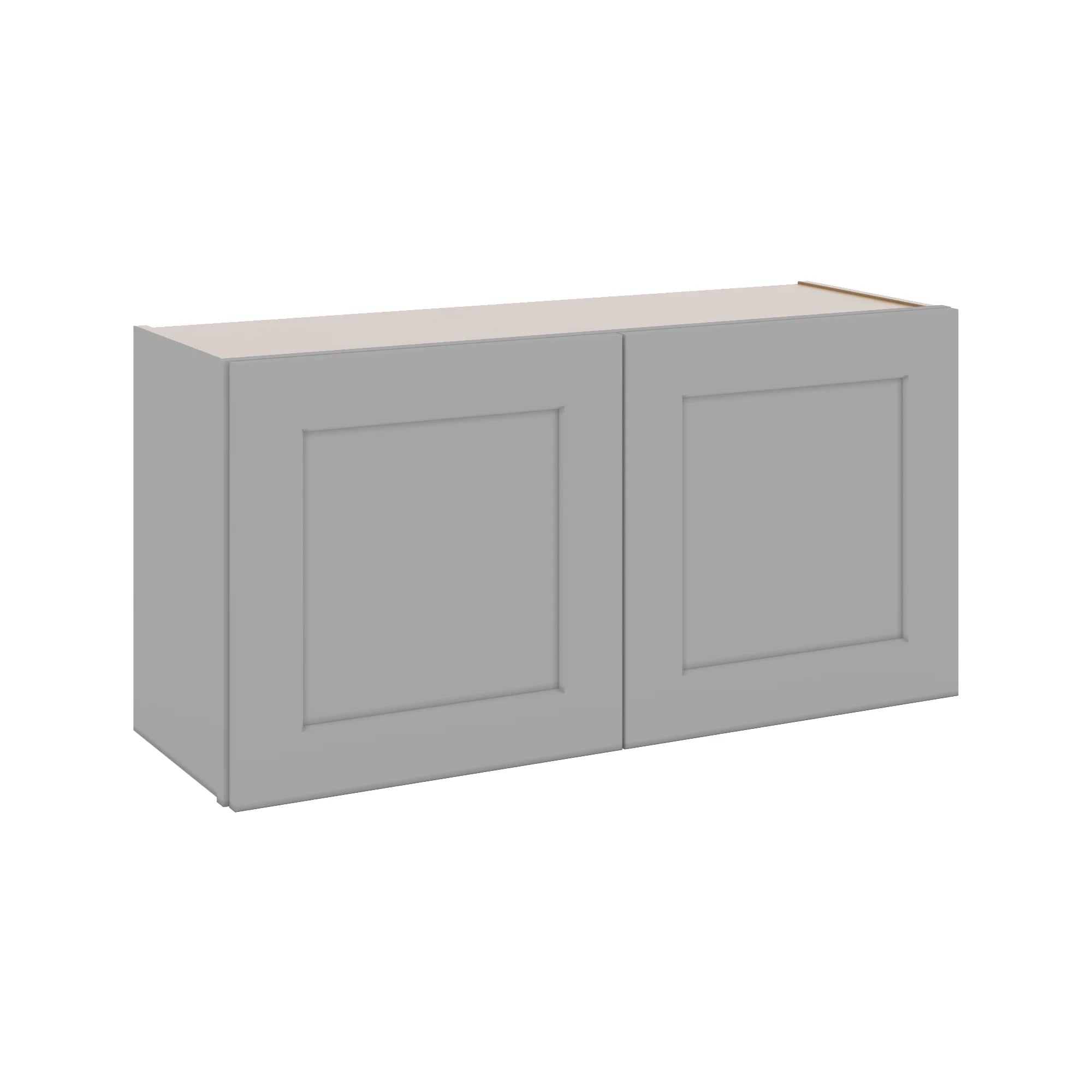 J&K Castle Grey S5 Double Door Wall Cabinet - 36" W x 18" H