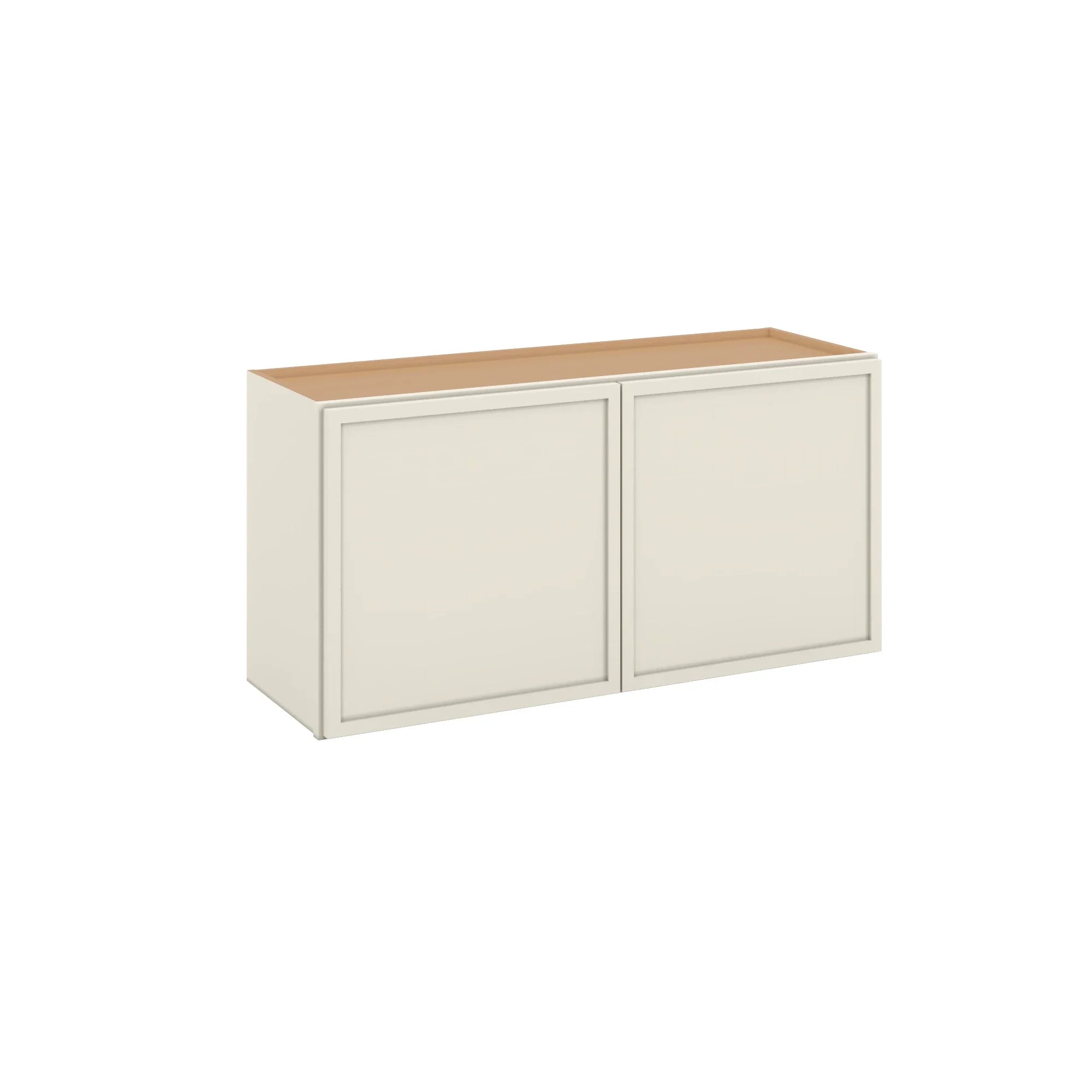 Modernform Cabinet Slim Dove White 36" W X 18" H X 12" D Double Door Wall Cabinet