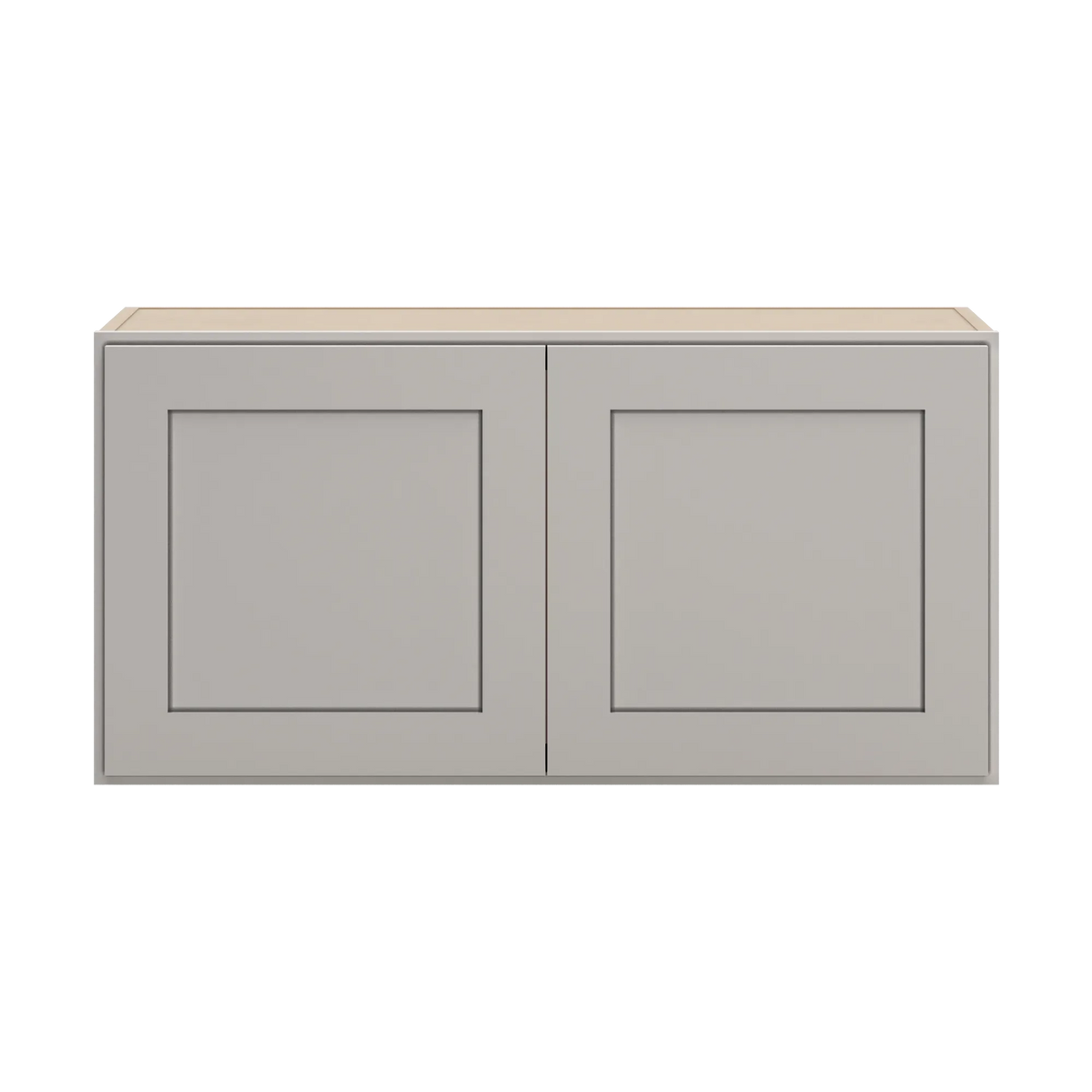 cnc luxor 5 piece misty grey 36 w x 18 h double door wall cabinet