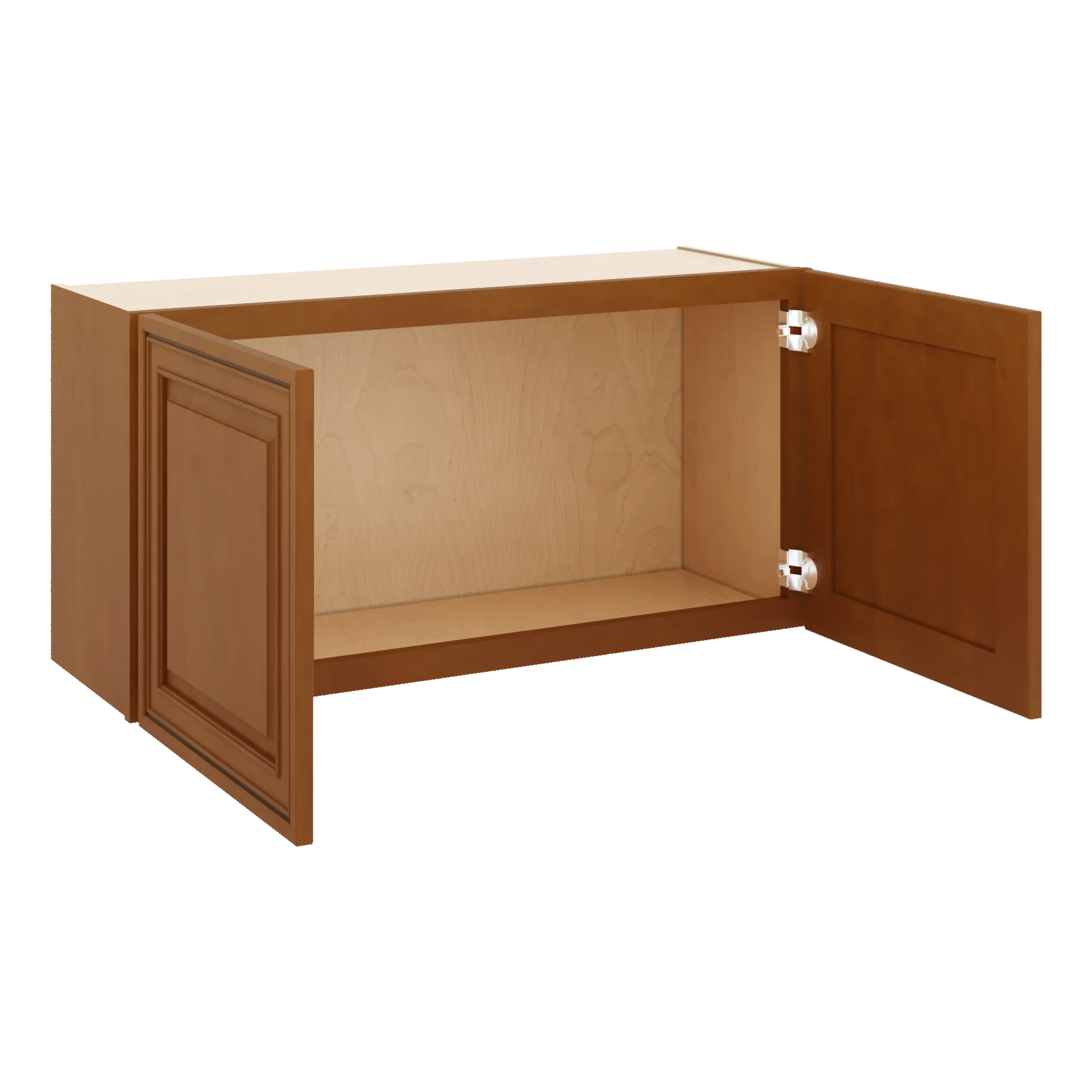 j k mocha glazed k10 double door wall cabinet 36 w x 18 h