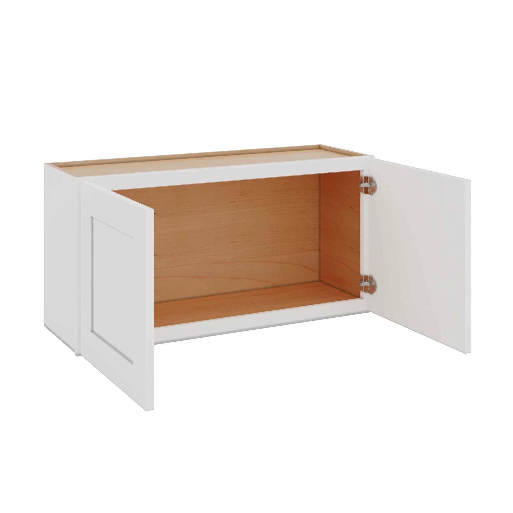 Modernform Cabinet White Shaker 36" W X 18" H X 12" D Double Door Wall Cabinet