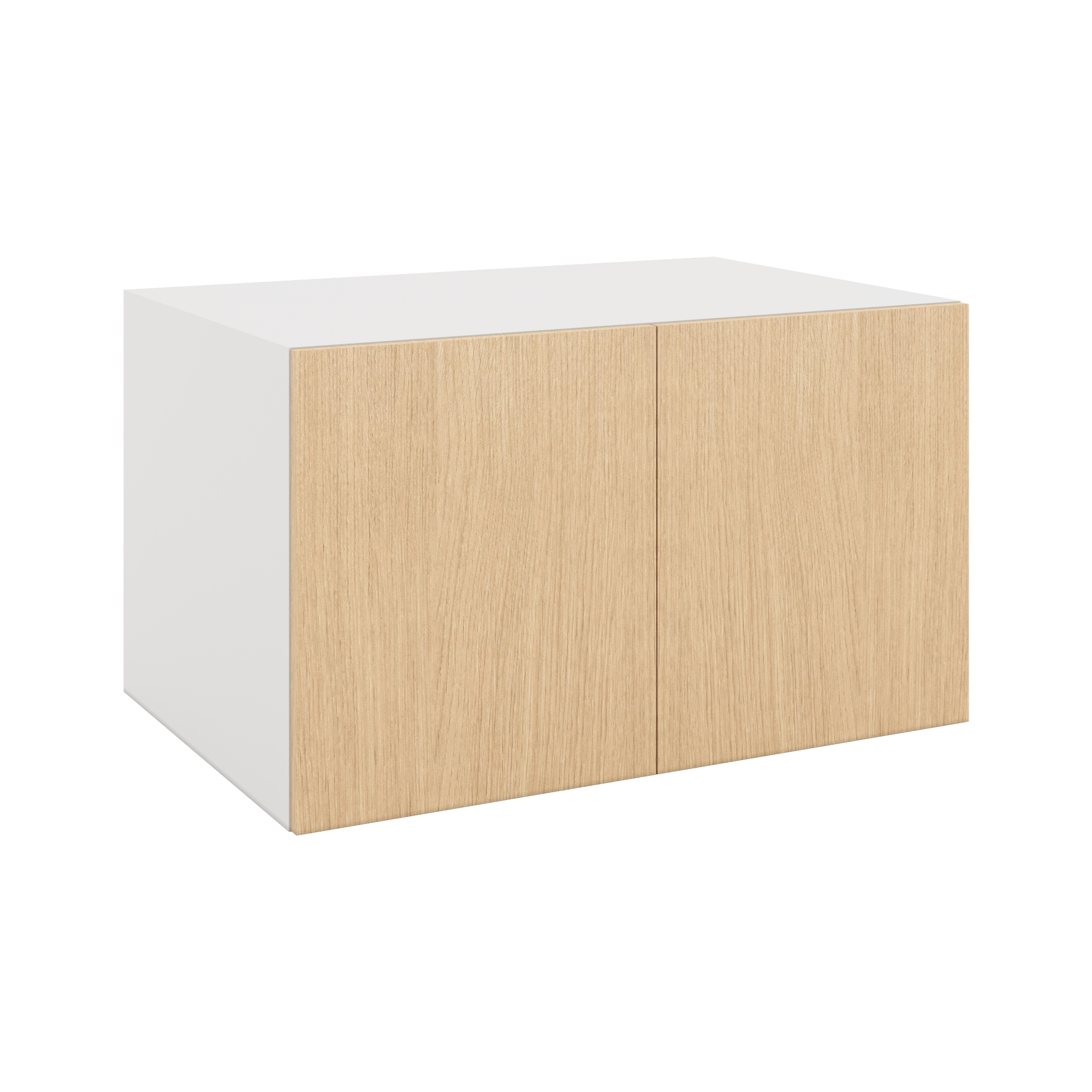 Modernform Cabinet Natural Oak 36" W X 21" H X 24" D Double Door Wall Cabinet