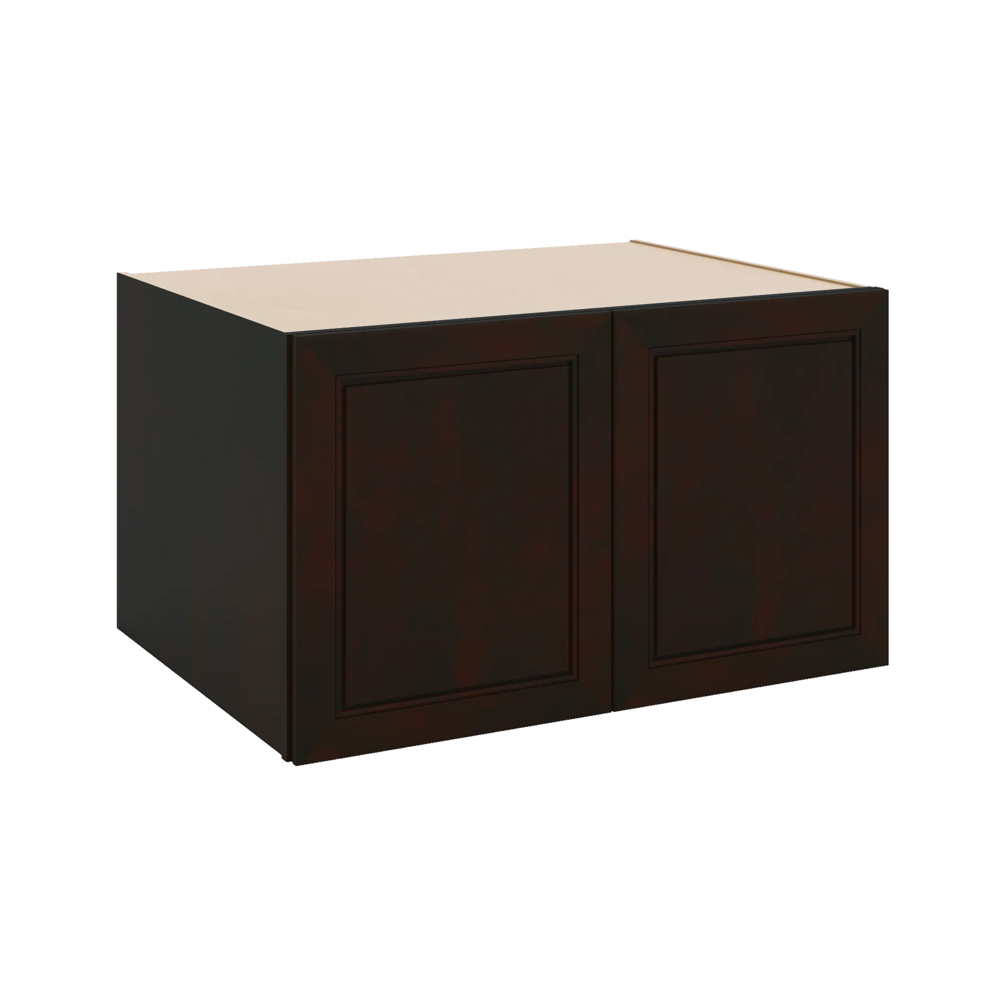 J&K Espresso K8 Refrigerator Wall Cabinet - 36" W x 21" H x 27" D