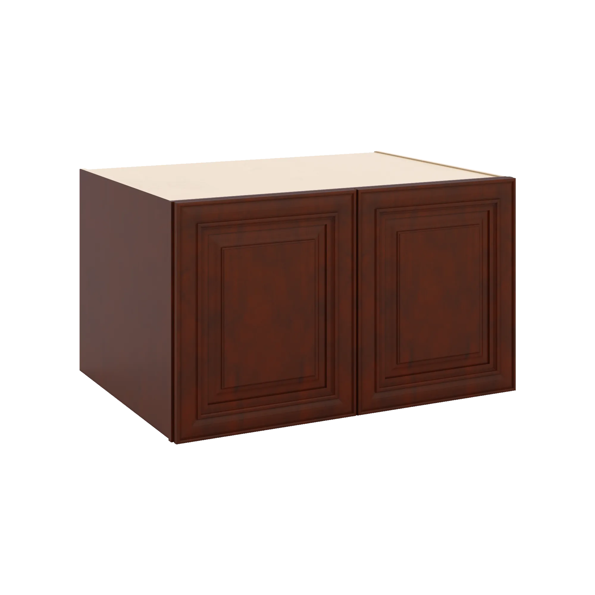 J&K Mahogany J5 Refrigerator Wall Cabinet - 36" W x 21" H x 27" D