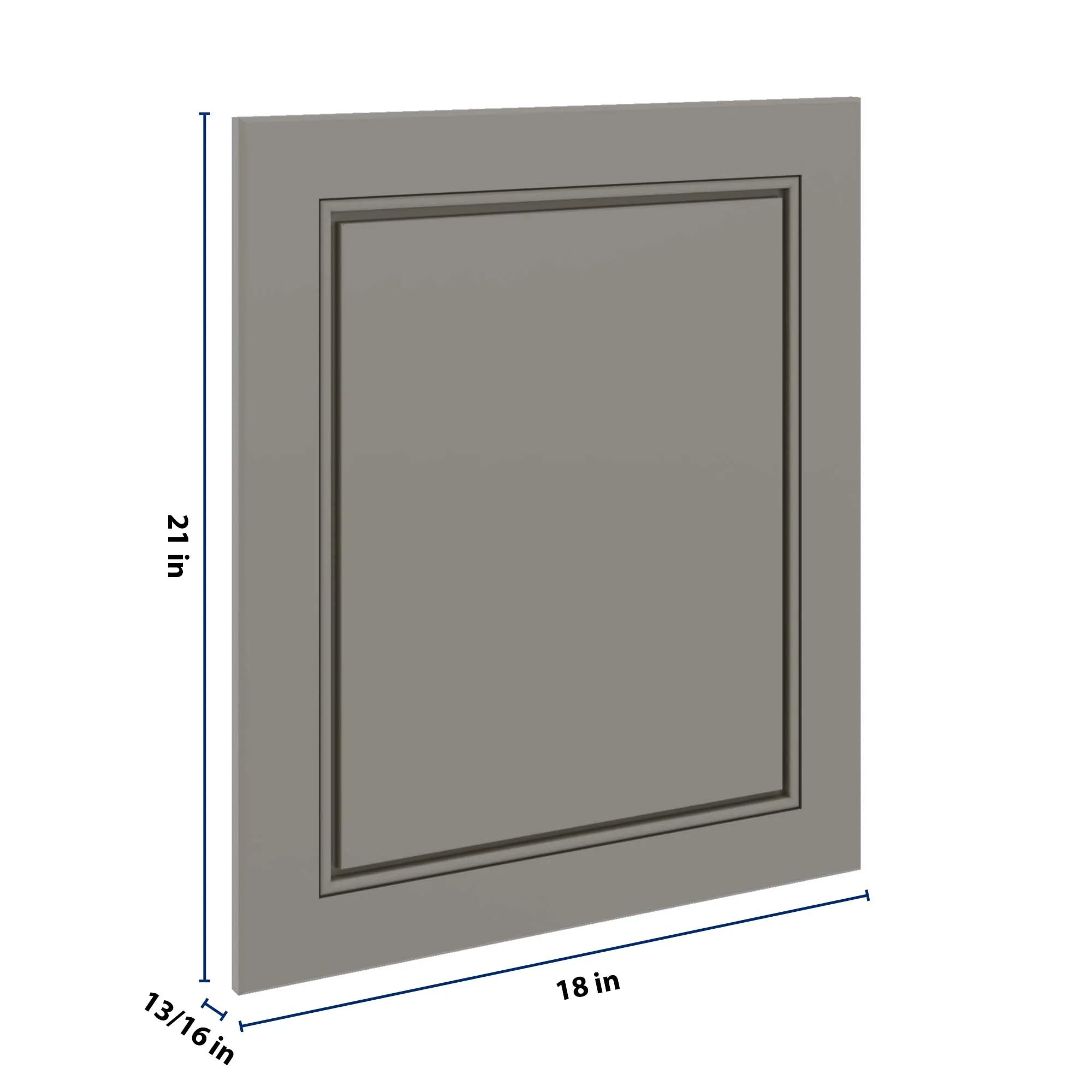 J&K Greige K3 Dummy Door Panel 18" W x 21" H