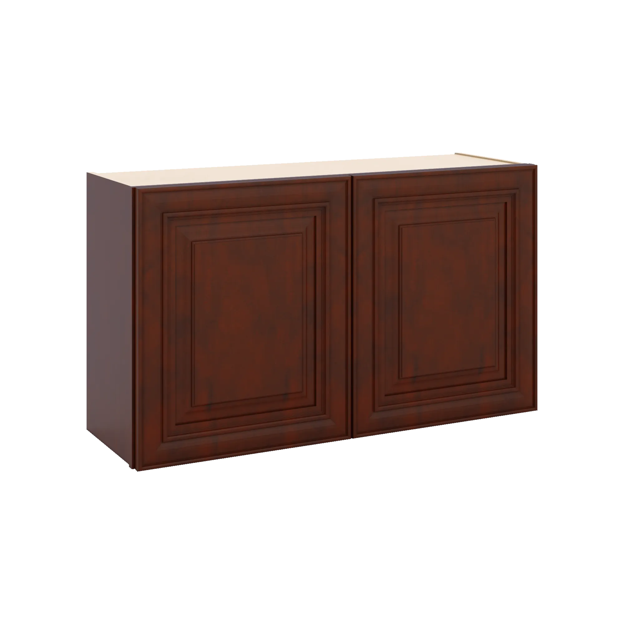 J&K Mahogany J5 Double Door Wall Cabinet - 36" W x 21" H