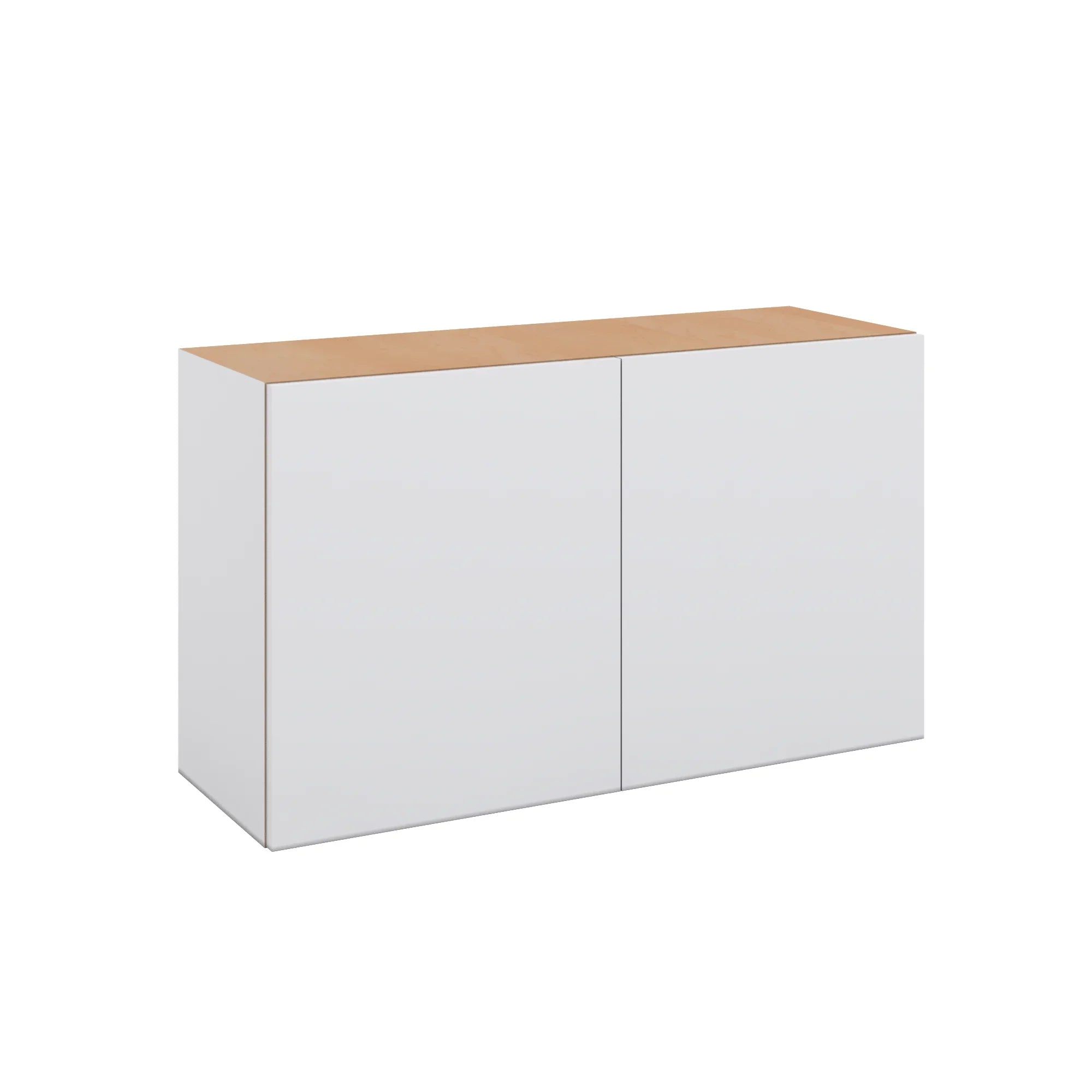 Modernform Cabinet Matte White 36" W X 21" H X 12" D Double Door Wall Cabinet