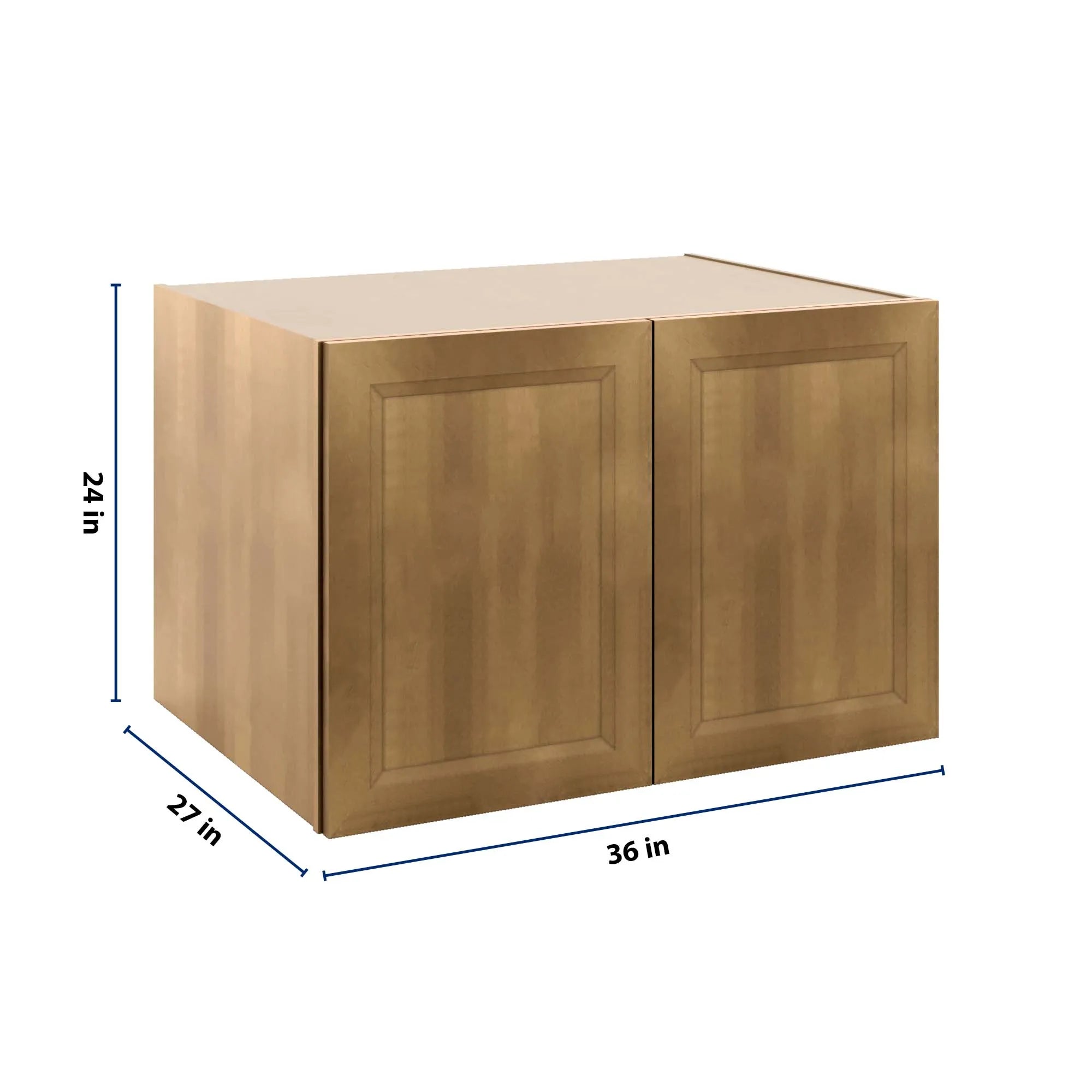 J&K Butterscotch B8 Refrigerator Wall Cabinet - 36" W x 24" H x 27" D