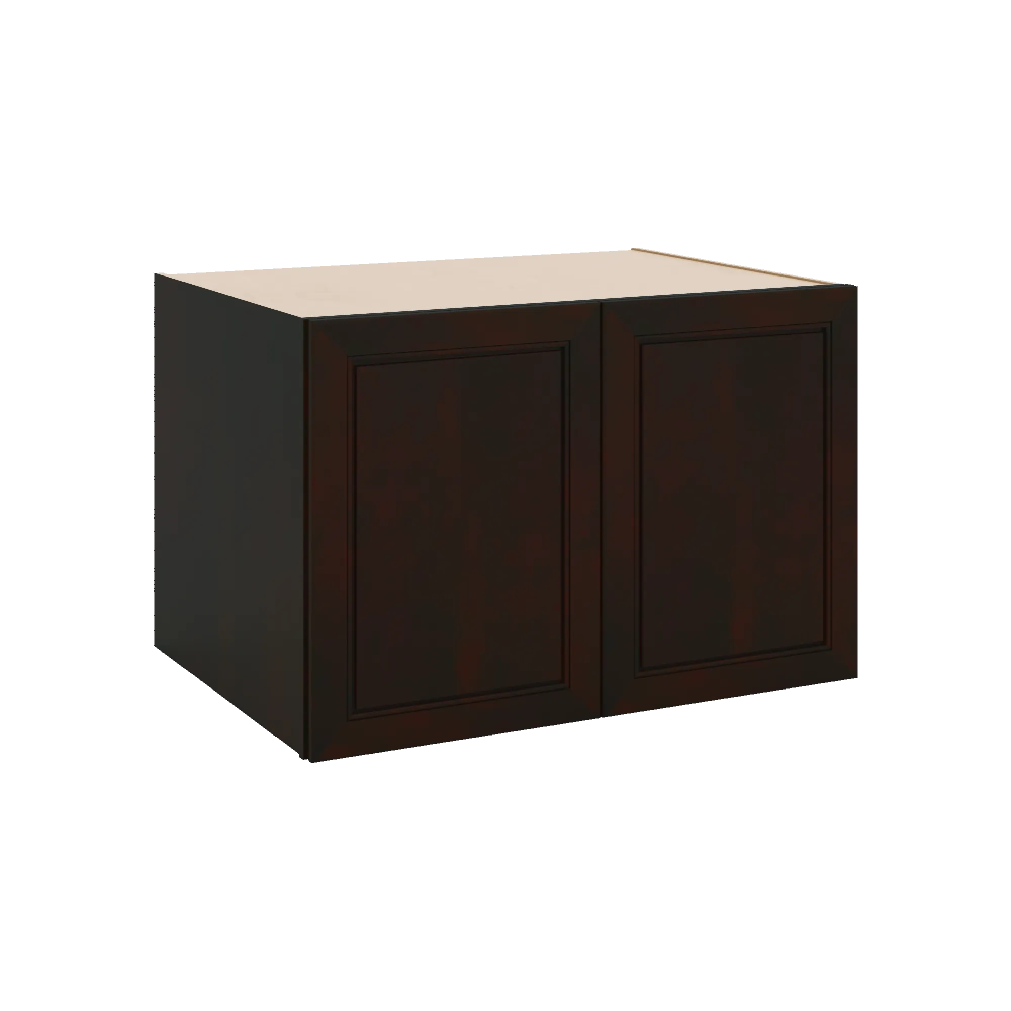 J&K Espresso K8 Refrigerator Wall Cabinet - 36" W x 24" H x 27" D