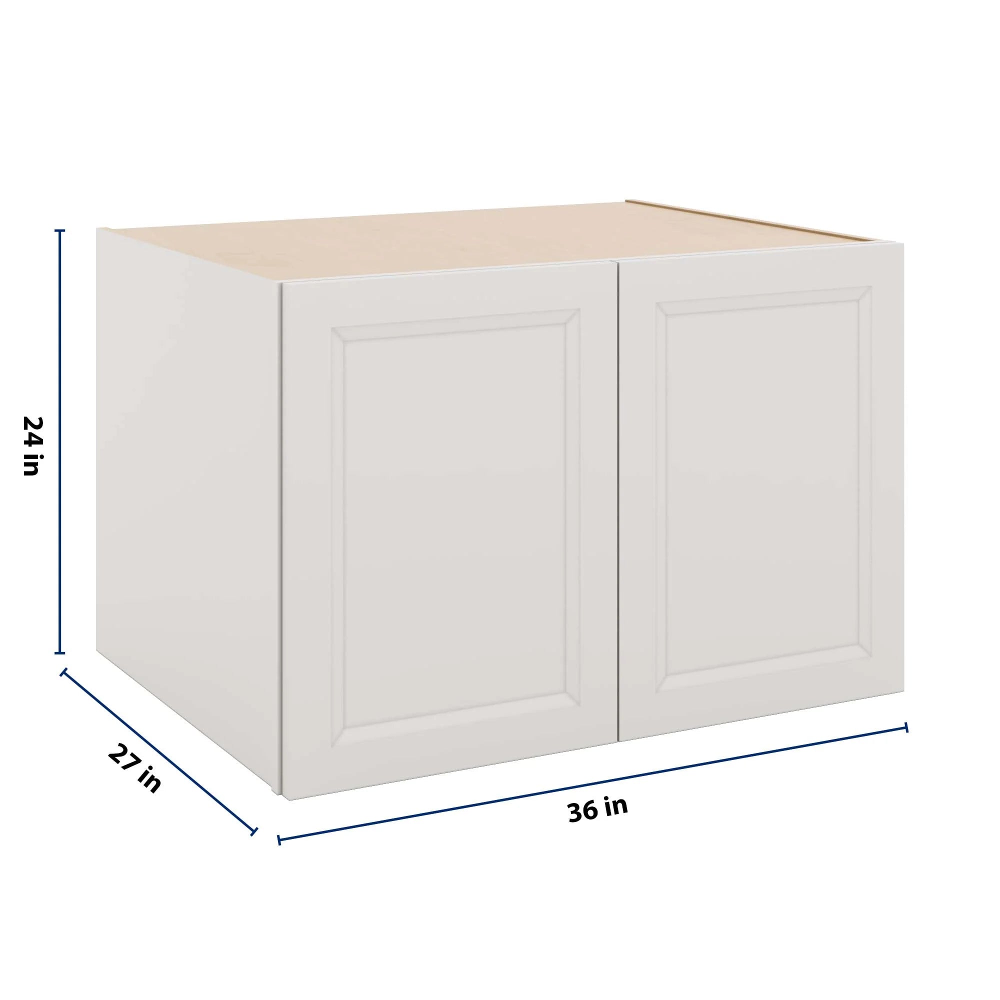 J&K Pure B5 Refrigerator Wall Cabinet - 36" W x 24" H x 27" D