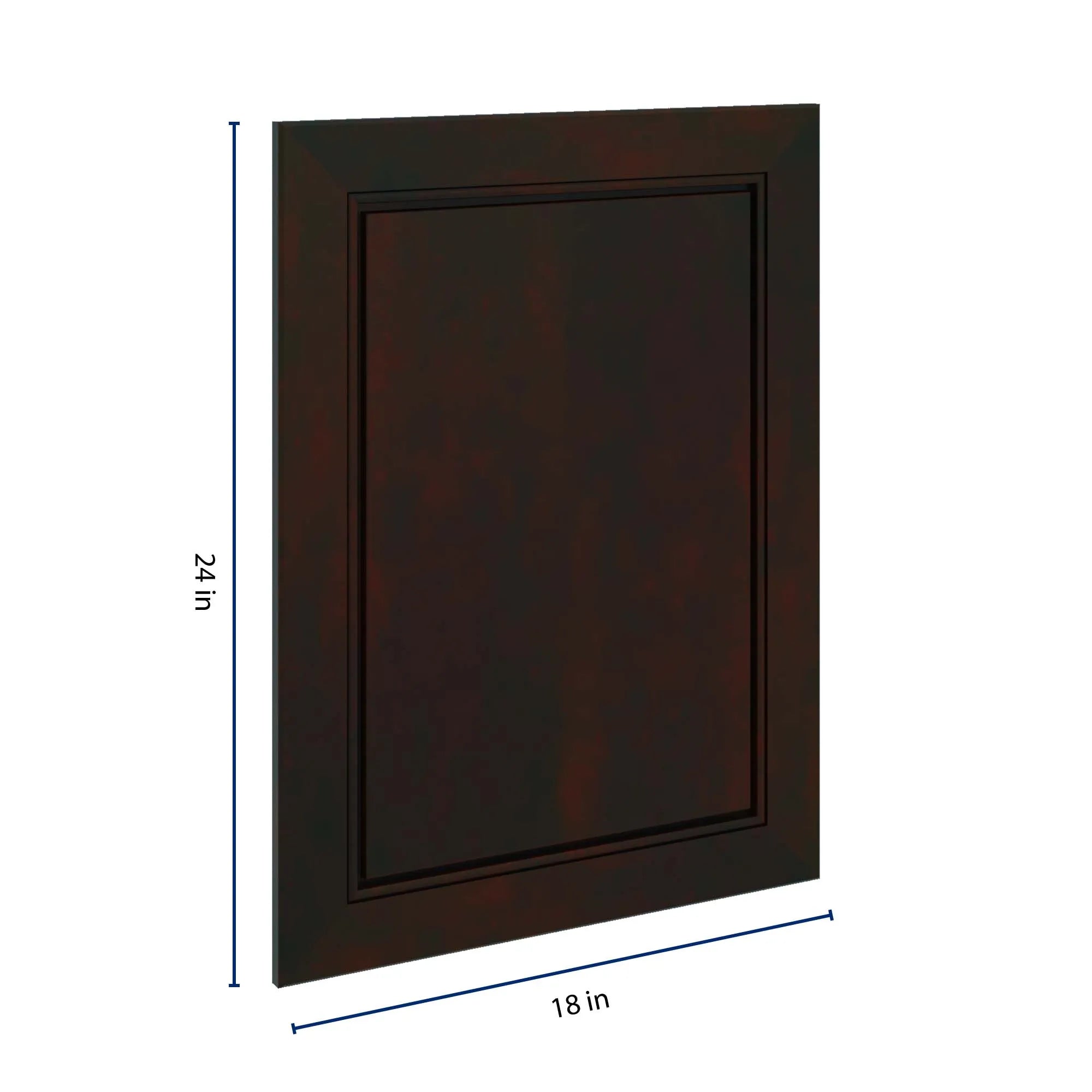 J&K Espresso K8 Dummy Door Panel 18" W x 24" H
