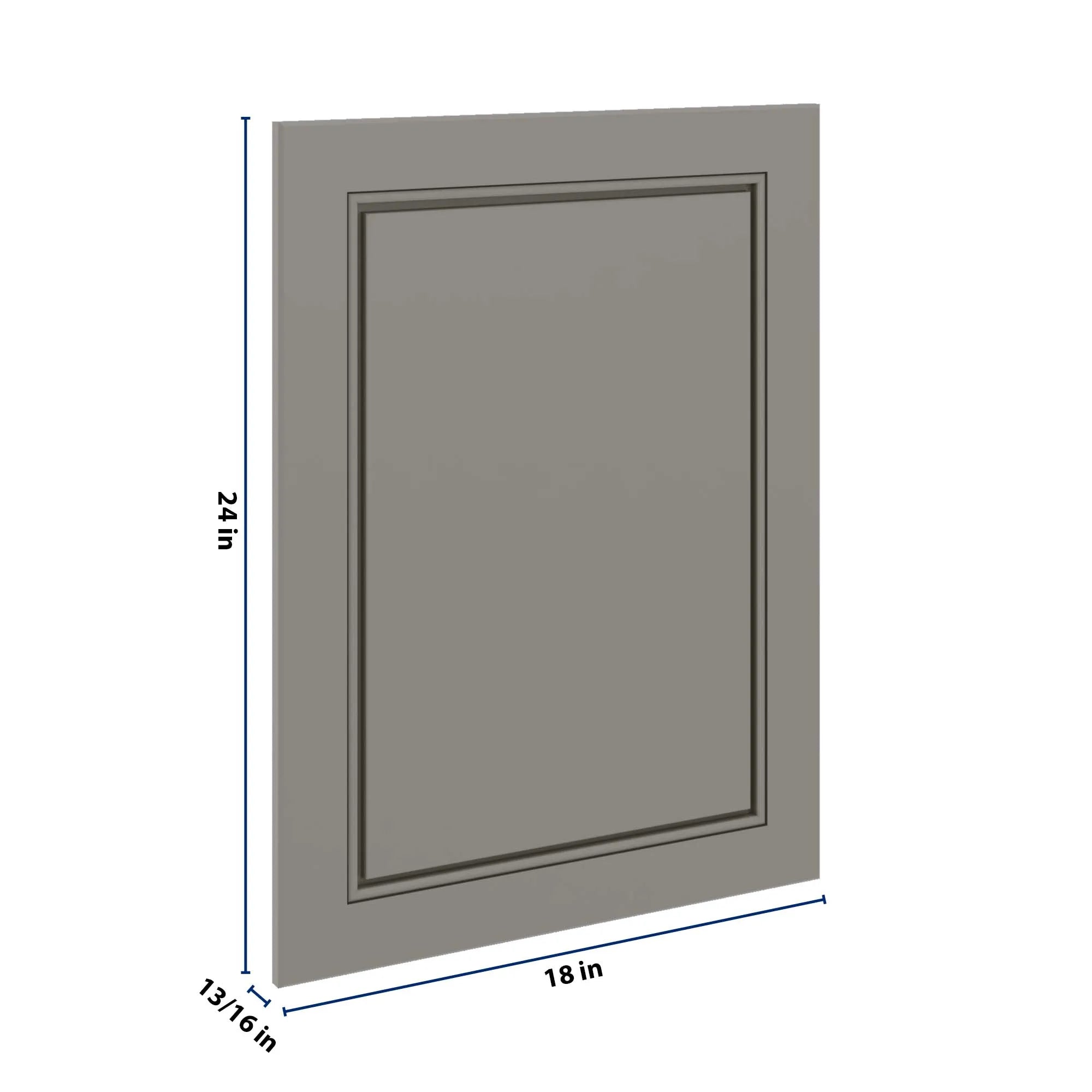 J&K Greige K3 Dummy Door Panel 18" W x 24" H