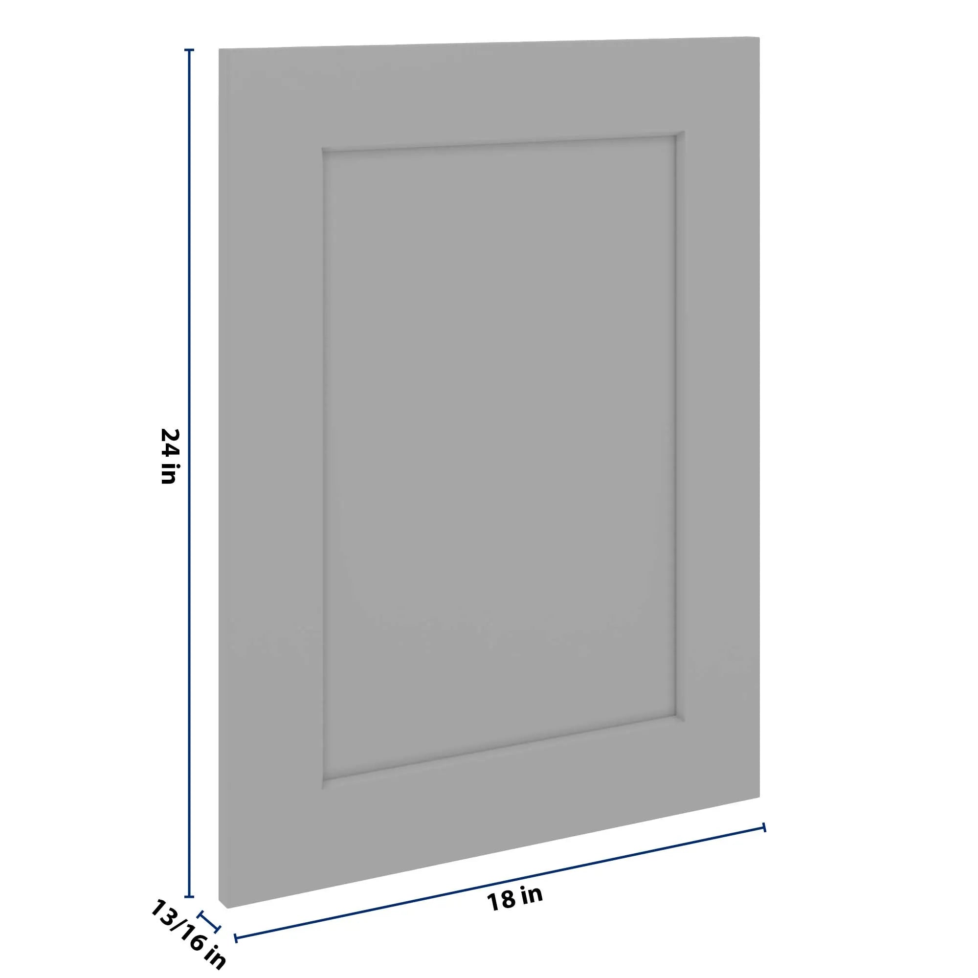 J&K Castle Grey S5 Dummy Door Panel 18" W x 24" H