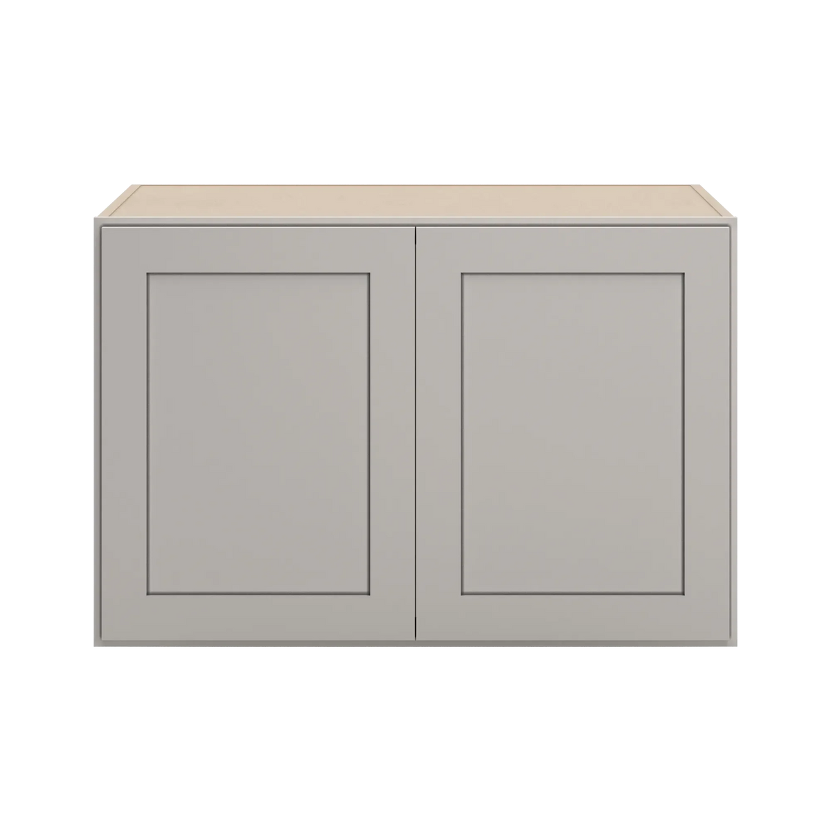 cnc luxor 5 piece misty grey 36 w x 24 h x 24 d double door wall cabinet