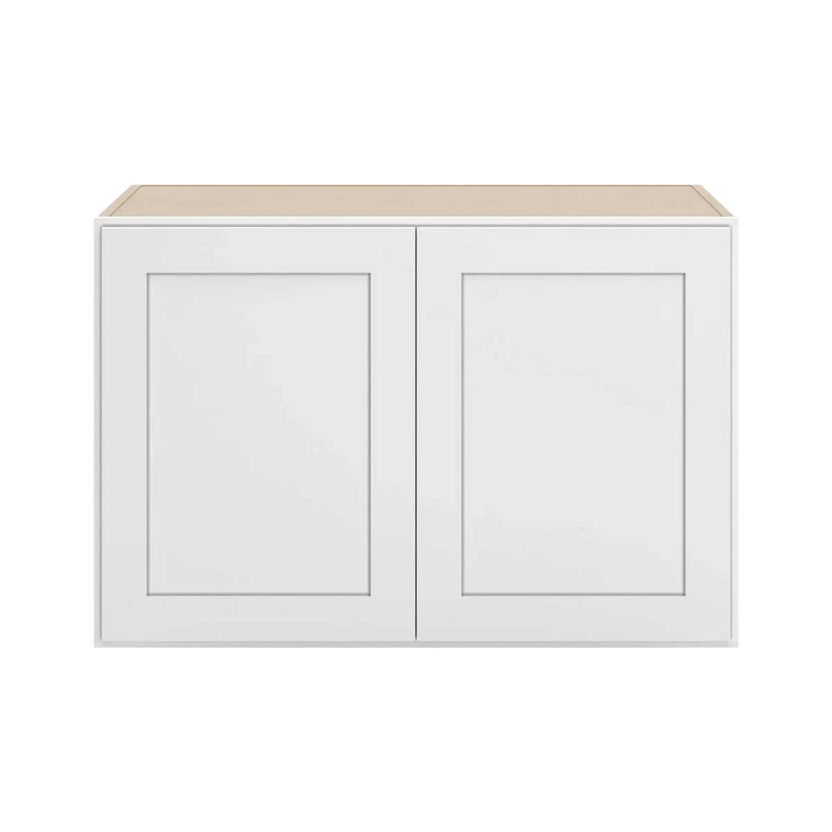 cnc luxor white 36 w x 24 h x 24 d double door wall cabinet