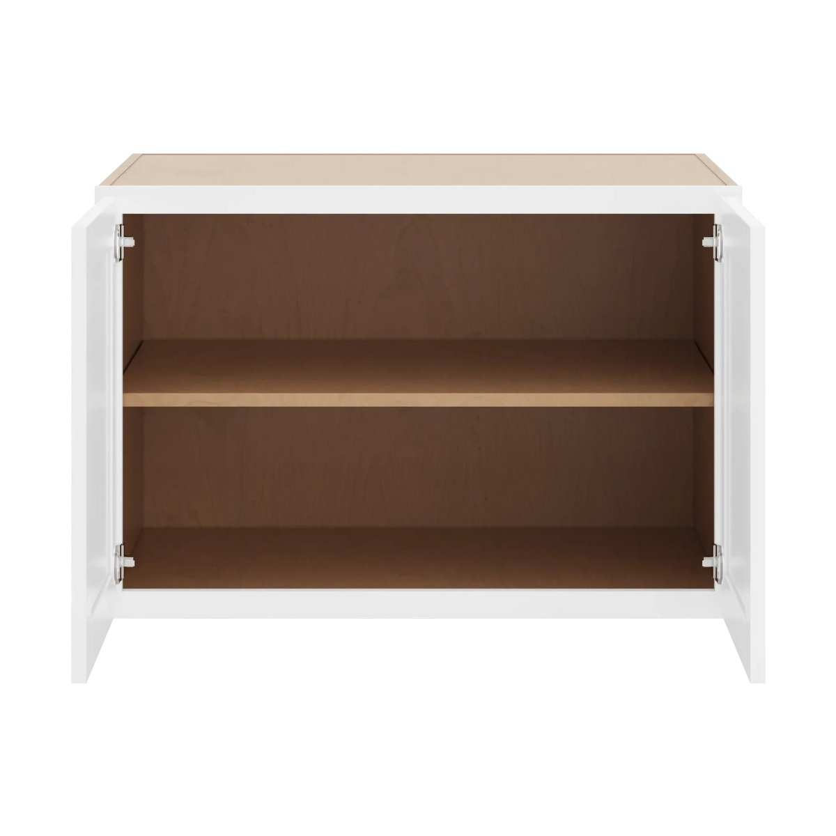 cnc luxor white 36 w x 24 h x 24 d double door wall cabinet