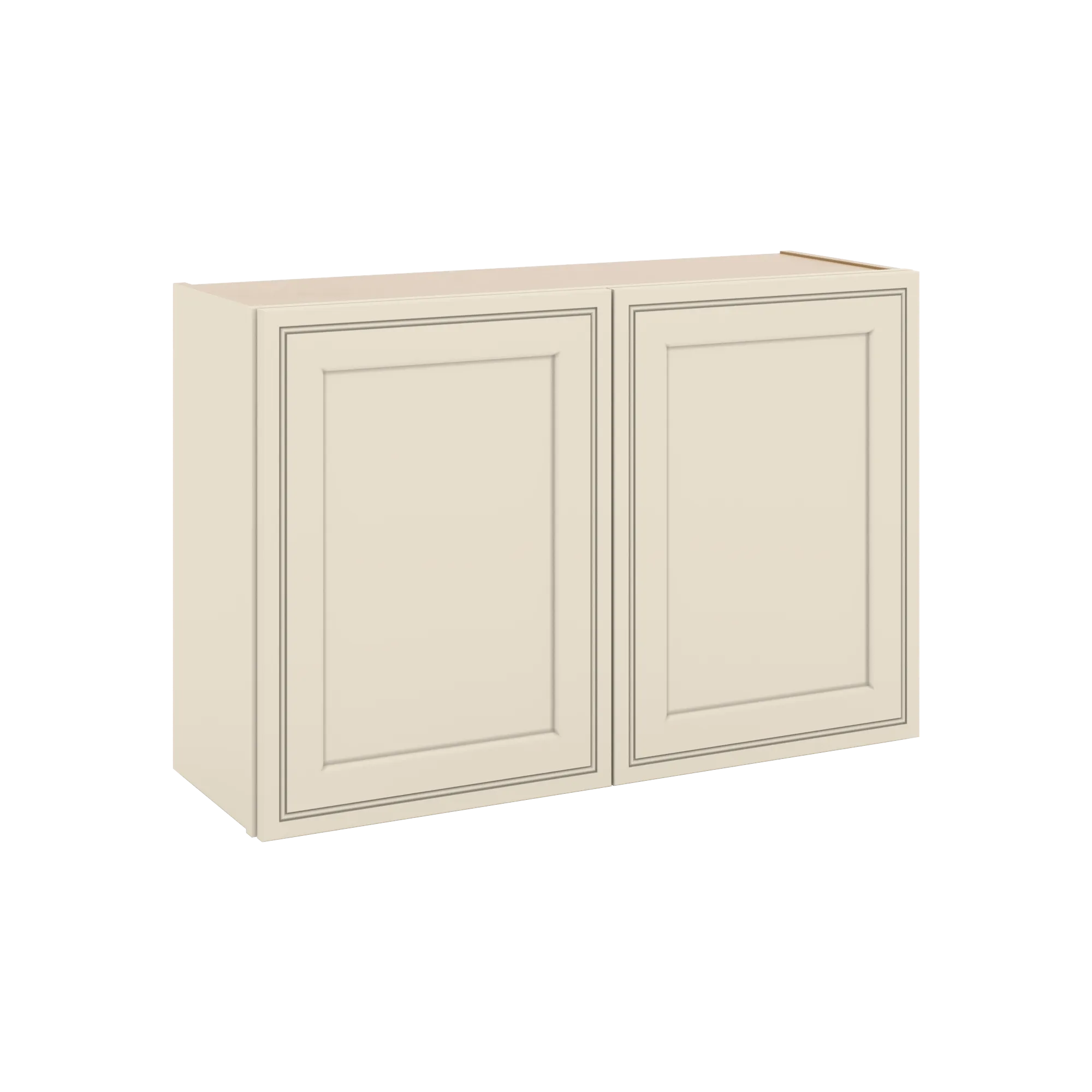 J&K Pearl Glazed H9 Double Door Wall Cabinet - 36" W x 24" H
