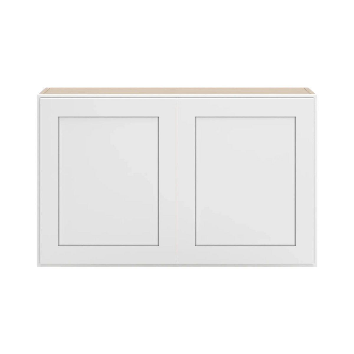 cnc luxor white 36 w x 24 h double door wall cabinet