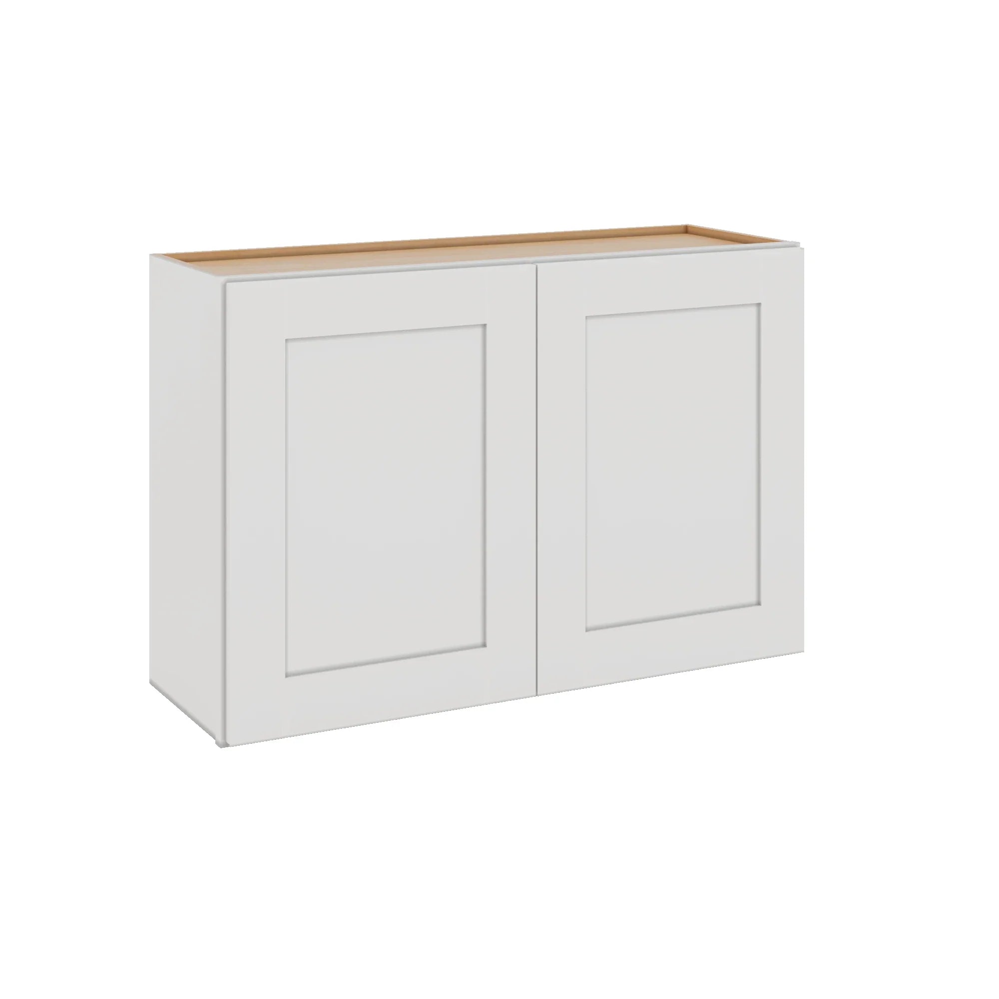 Modernform Cabinet White Shaker 36" W X 24" H X 12" D Double Door Wall Cabinet